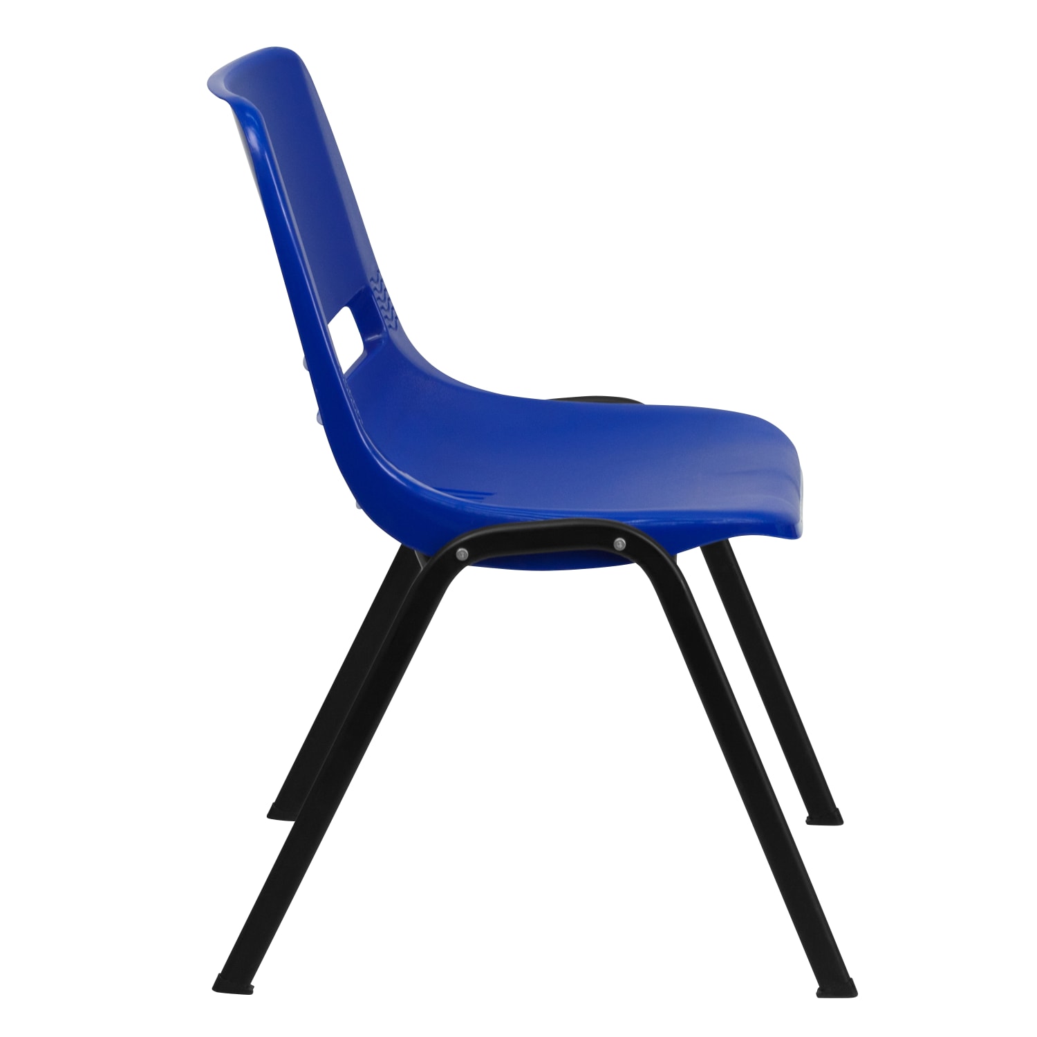 Flash Furniture HERCULES Series Ergonomic Shell Stack Chair BlueBlack PopularChairscom