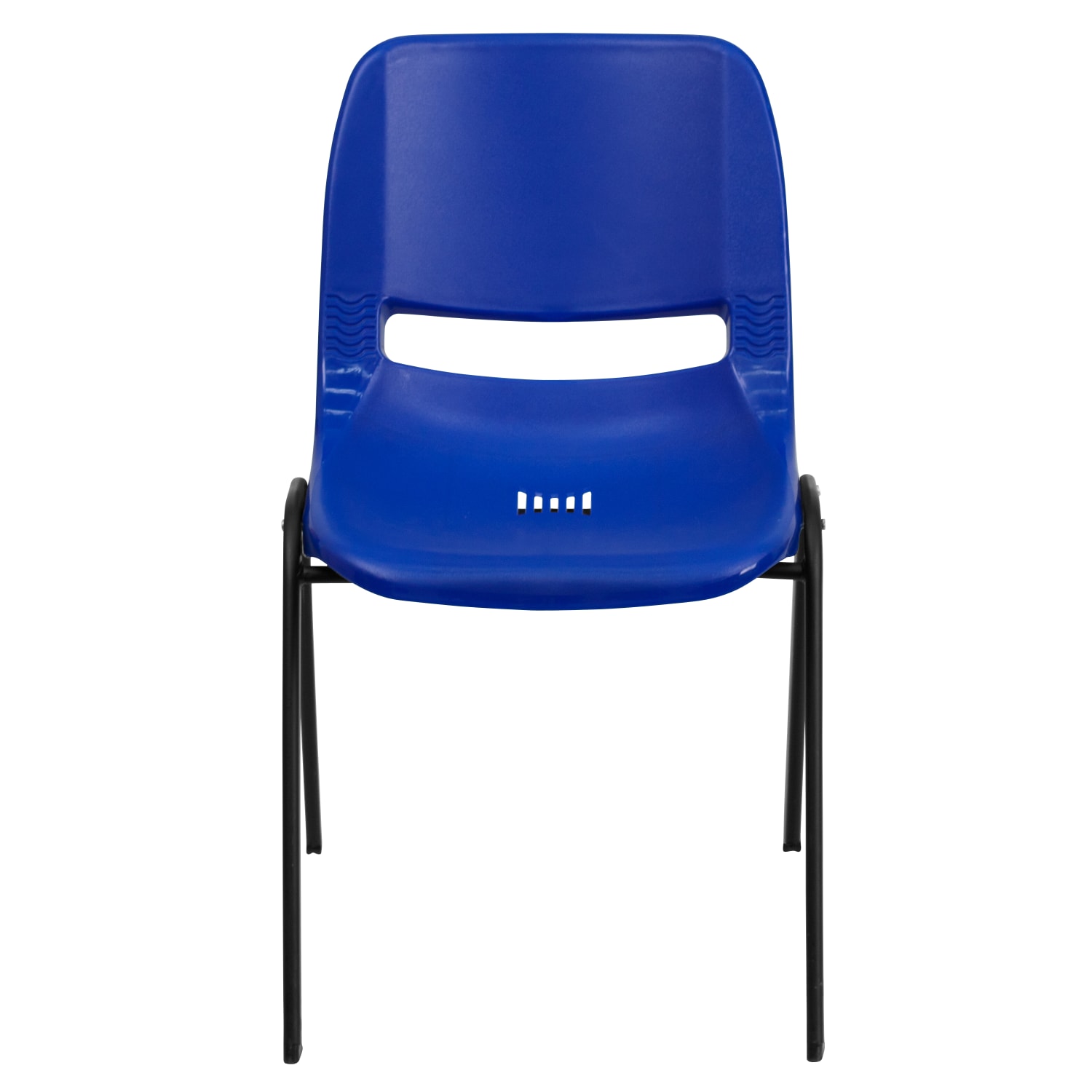 Flash Furniture HERCULES Series Ergonomic Shell Stack Chair BlueBlack PopularChairscom
