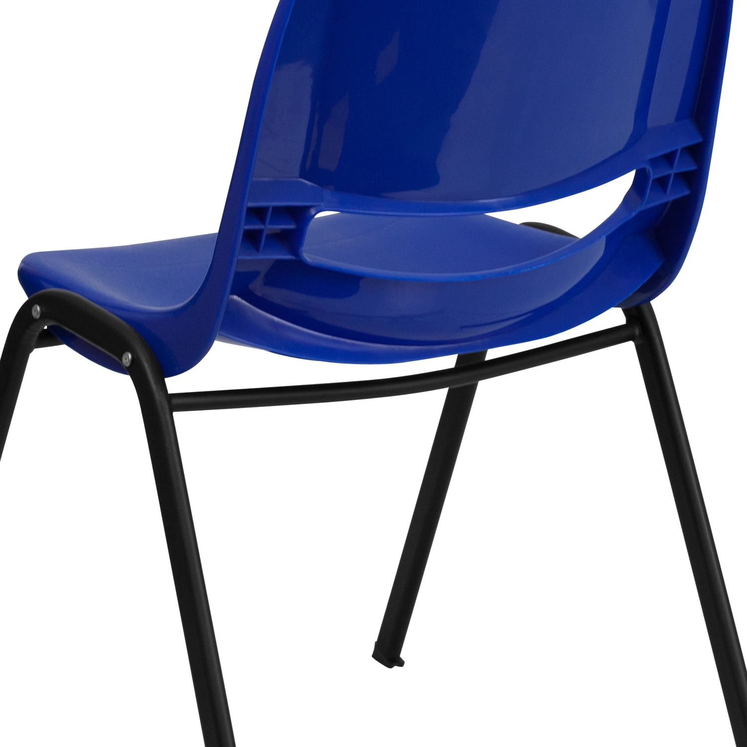 Flash Furniture HERCULES Series Ergonomic Shell Stack Chair BlueBlack PopularChairscom