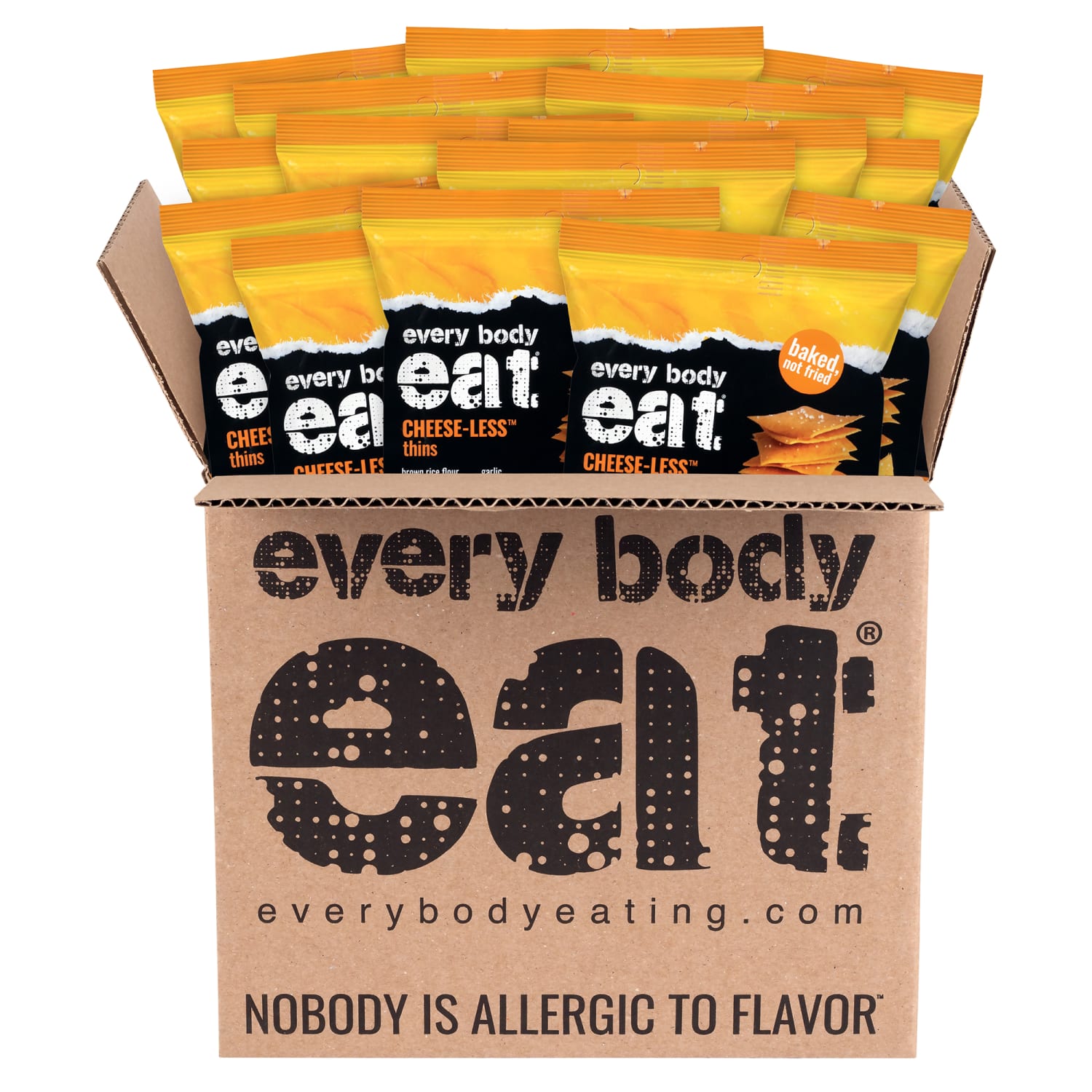 Every Body Eat Cheese-less Crackers, 1.1 Oz, Total Qty 20 - Image 4