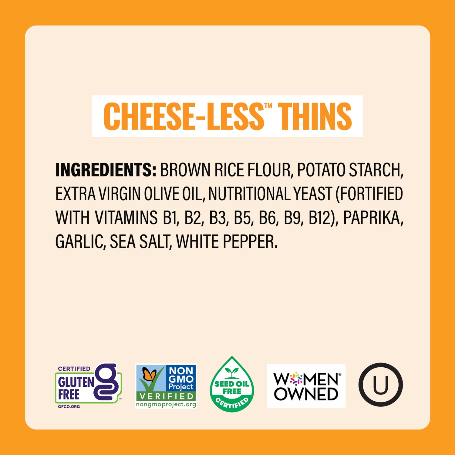 Every Body Eat Cheese-less Crackers, 1.1 Oz, Total Qty 20 - Image 6