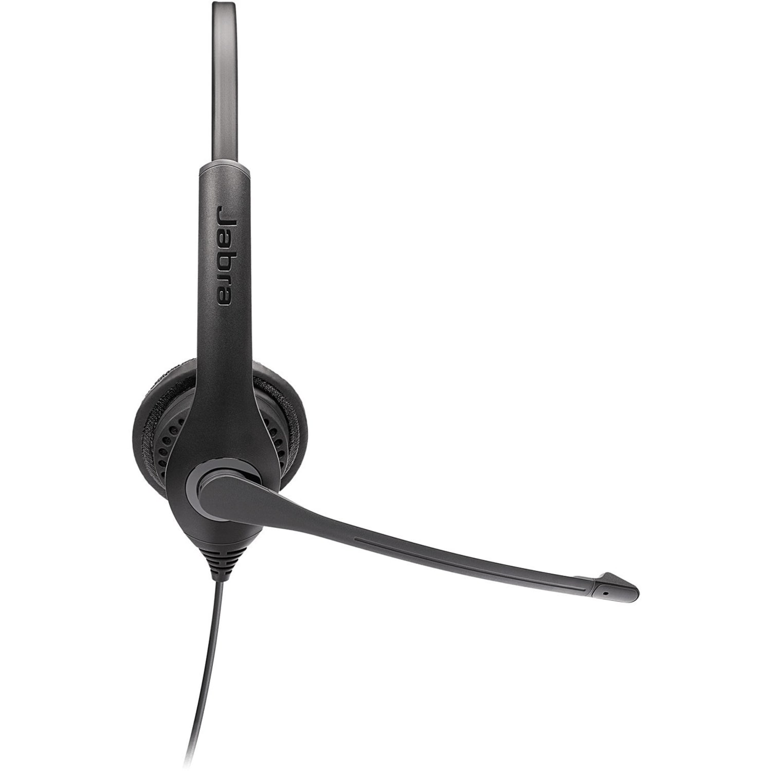Jabra Biz 1100 EDU Headset - Stereo - Mini-phone (3.5mm), USB - Wired - 32 Ohm - 80 Hz to 20 kHz - Over-the-head - Binaural - Ear-cup - 5.91 ft Cable - Noise Cancelling, Uni-directional Microphone - Black - Image 4