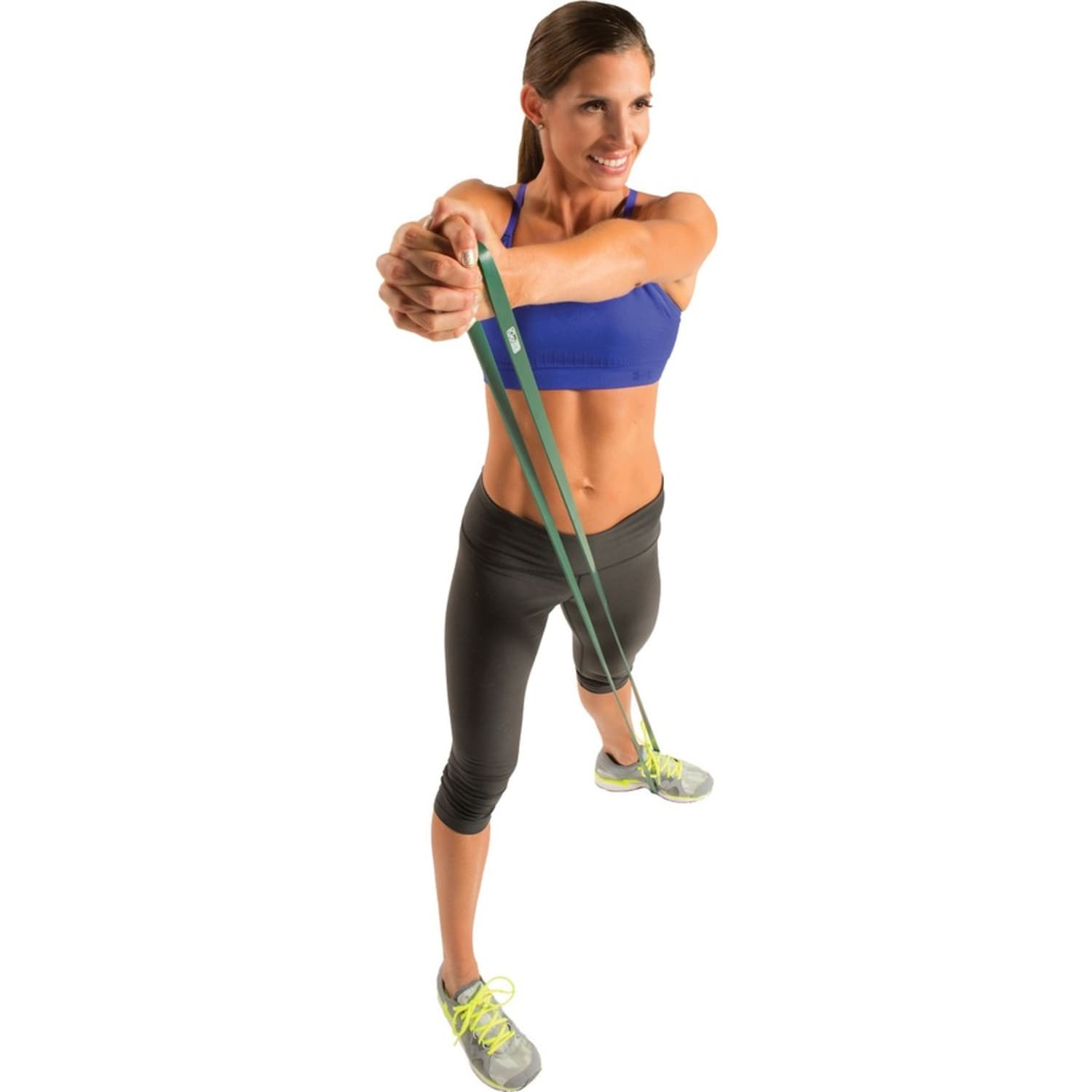 GoFit Super Band (30 Pounds to 50 Pounds) - Green - Latex - Image 6