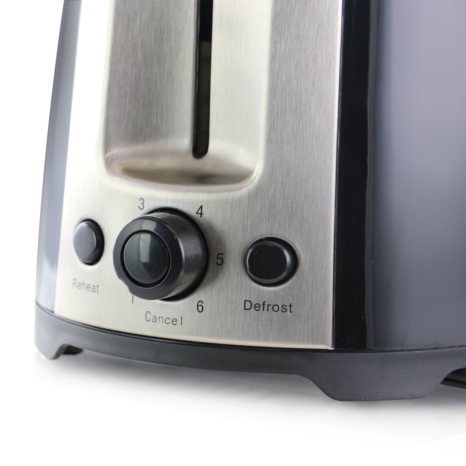Better Chef 2-Slice Toaster, Extra-Wide-Slot, Black - Image 4