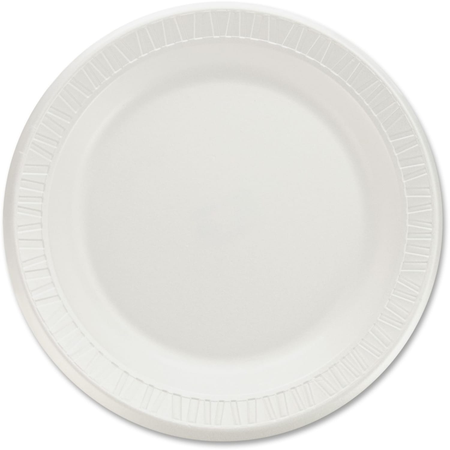 Dart Laminated Foam Plates, 9in, White, Pack Of 125 Plates - Image 5