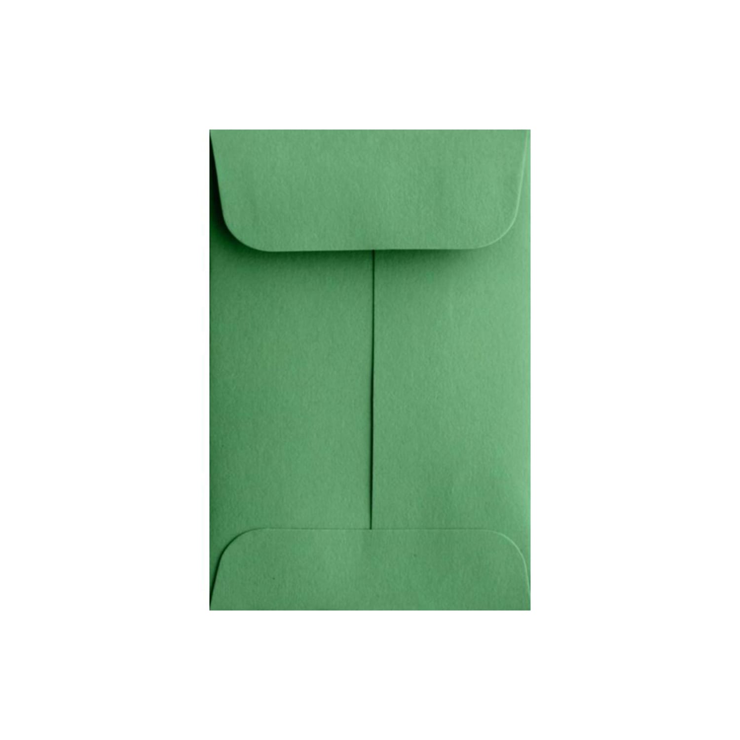 LUX Coin Envelopes, #1, Gummed Seal, Holiday Green, Pack Of 500 - Image 3