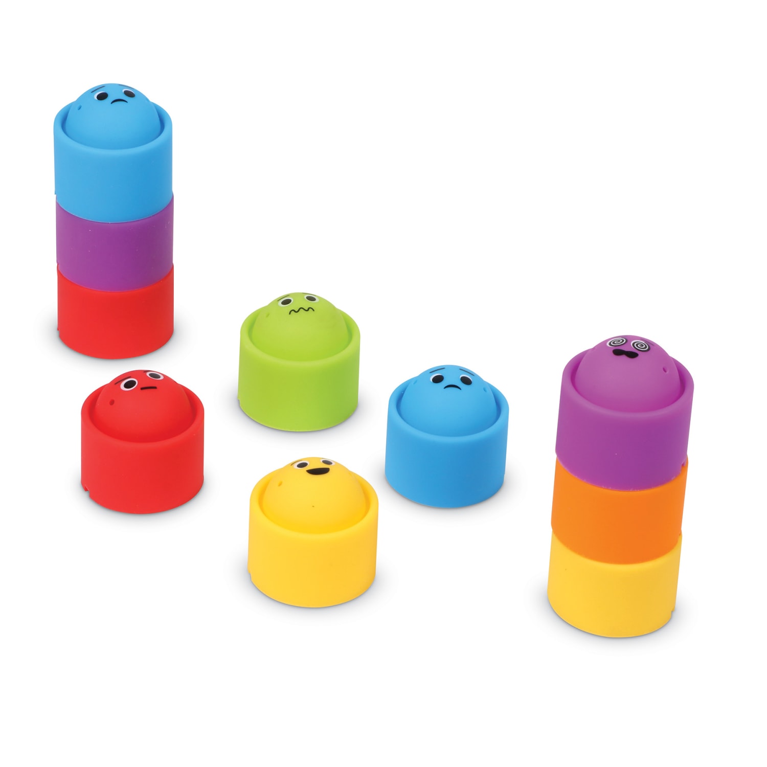Learning Resources Rainbow Emotions Fidget Poppers Classroom Set, Multicolor - Image 3