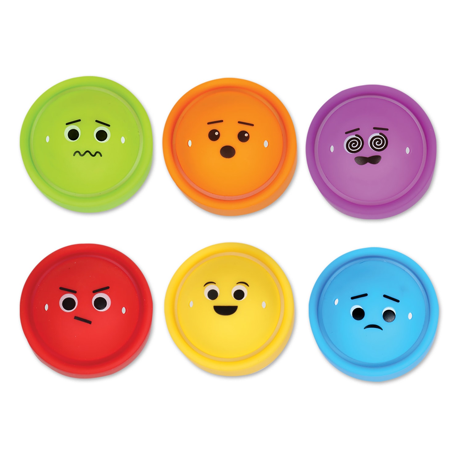 Learning Resources Rainbow Emotions Fidget Poppers Classroom Set, Multicolor - Image 5