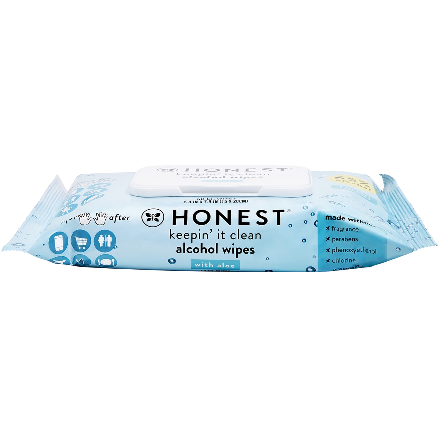 The Honest Company Sanitizing Wipes, Unscented, Case Of 50 Wipes - Image 4