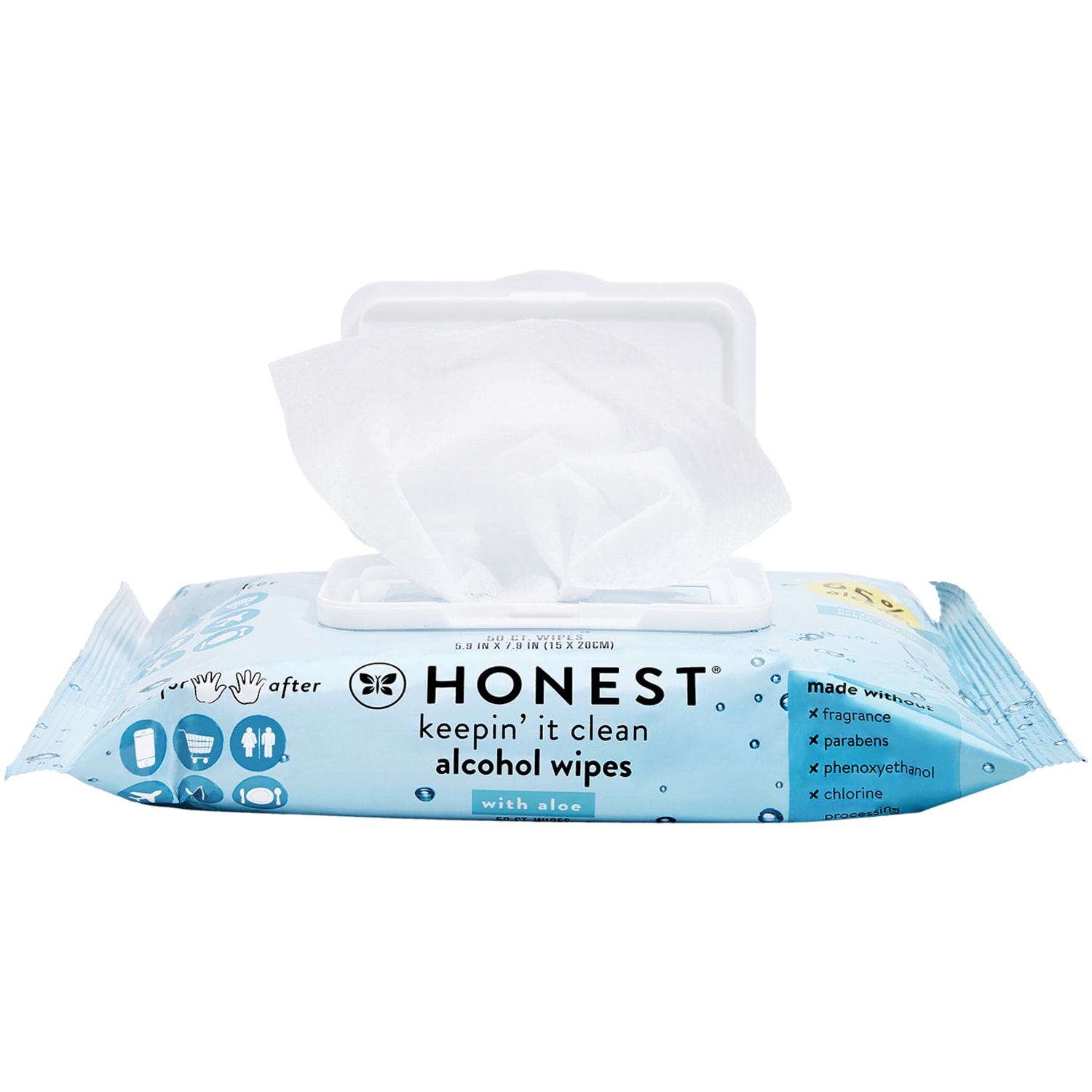 The Honest Company Sanitizing Wipes, Unscented, Case Of 50 Wipes - Image 5