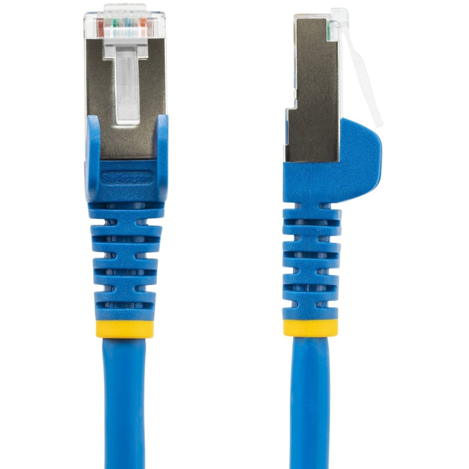 StarTech.com 25ft CAT6a Ethernet Cable, Blue Low Smoke Zero Halogen (LSZH) 10 GbE 100W PoE S/FTP Snagless R - NLBL25FCAT6APATCH - Image 3