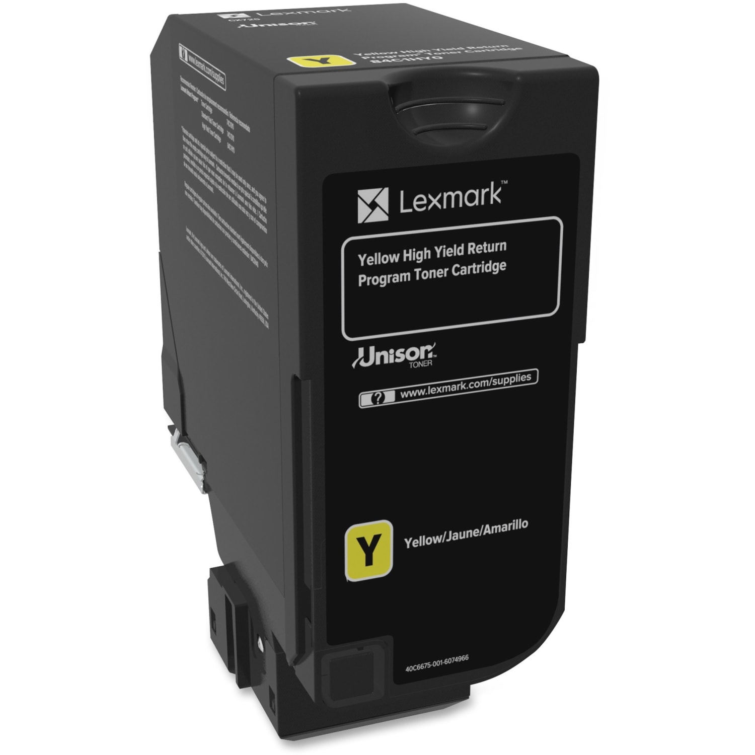 Lexmark 84C1HY0 Yellow High Yield Return Program Toner Cartridge - Image 3