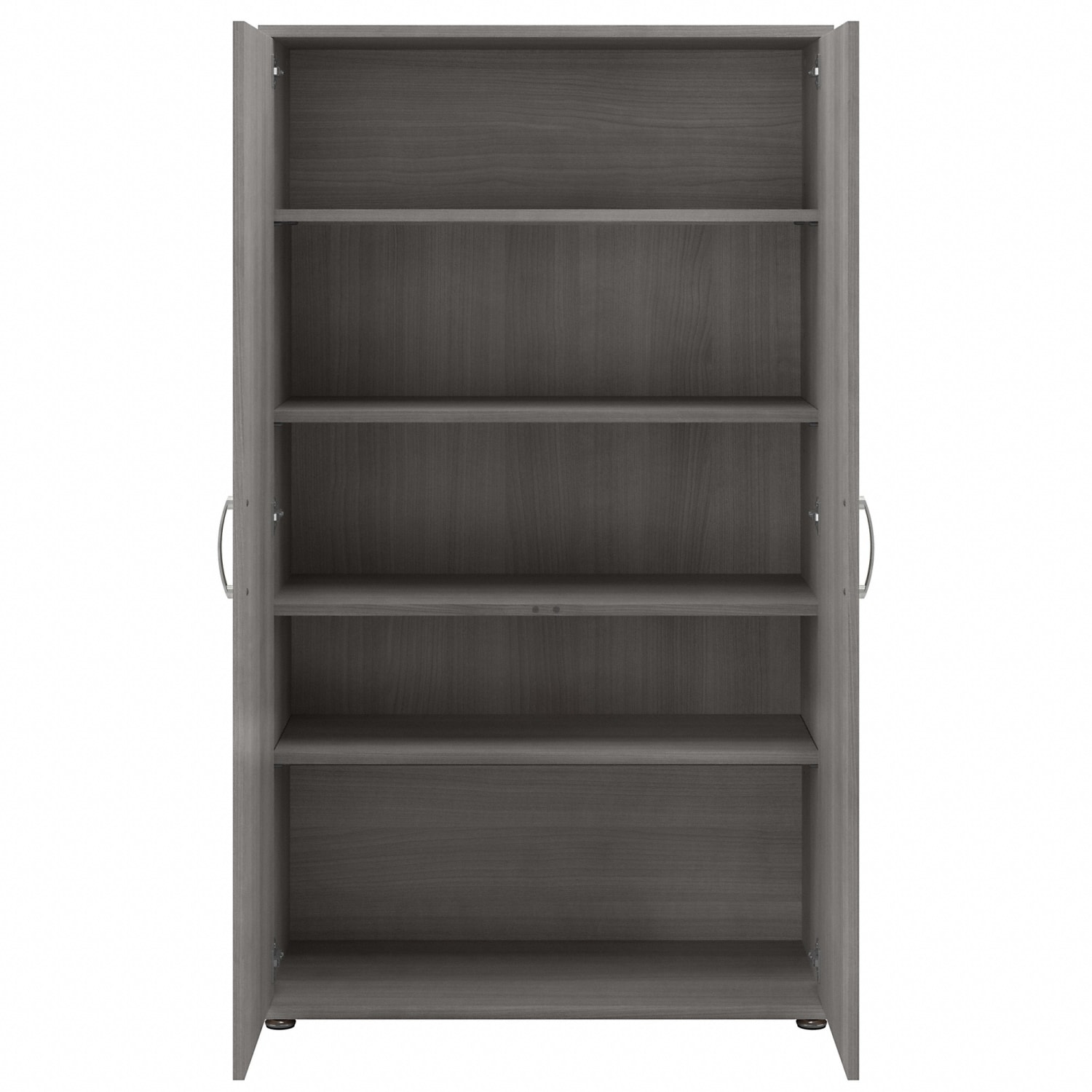 Bush Business Furniture Universal Tall Storage Cabinet With Doors And Shelves, Platinum Gray, Standard Delivery - Image 6