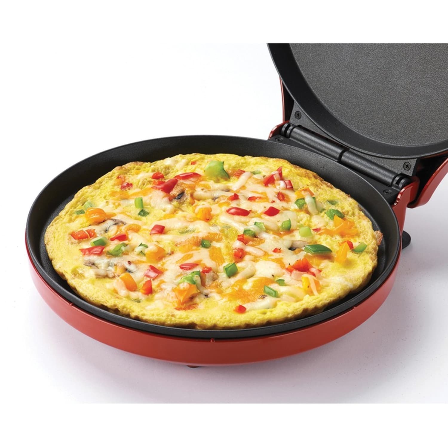 Betty Crocker Pizza Maker, Red - Image 3