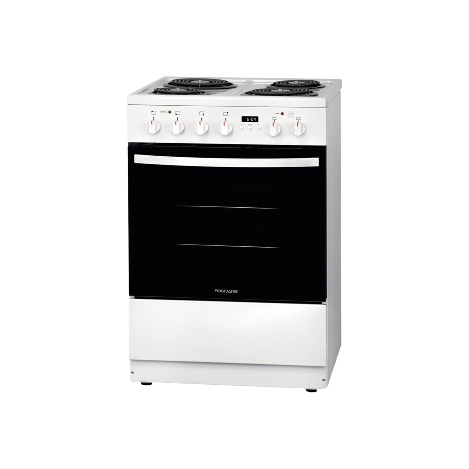 Frigidaire Freestanding Range 24in Electric - 24in - Single Oven x Oven(s) - 4x Cooking Element(s) - Electric CoilPorcelain Cooktop - FFEH2422UW - Image 3