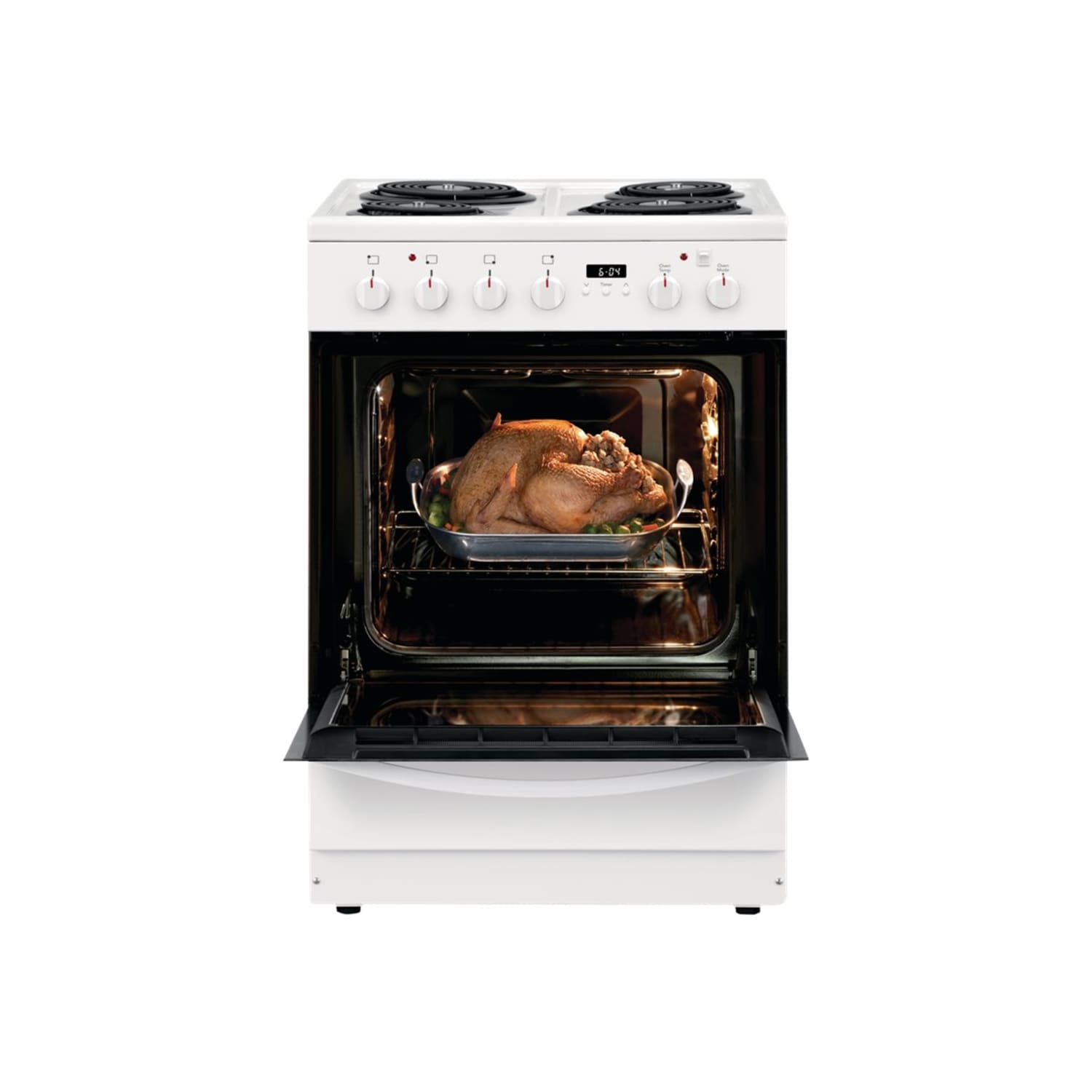 Frigidaire Freestanding Range 24in Electric - 24in - Single Oven x Oven(s) - 4x Cooking Element(s) - Electric CoilPorcelain Cooktop - FFEH2422UW - Image 5