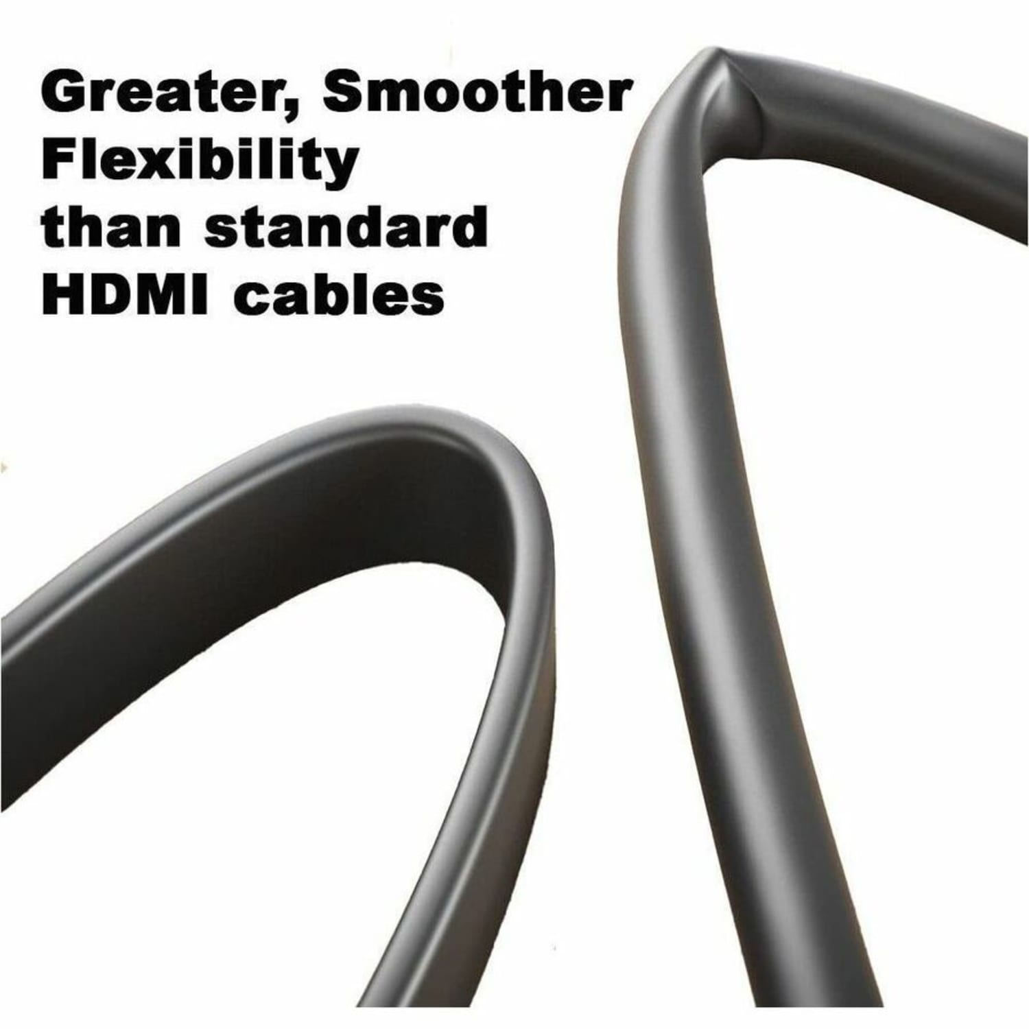 4XEM 10FT Flat HDMI M/M Cable - 10 ft HDMI A/V Cable  - 4XHDMIFLAT10FT - Image 4