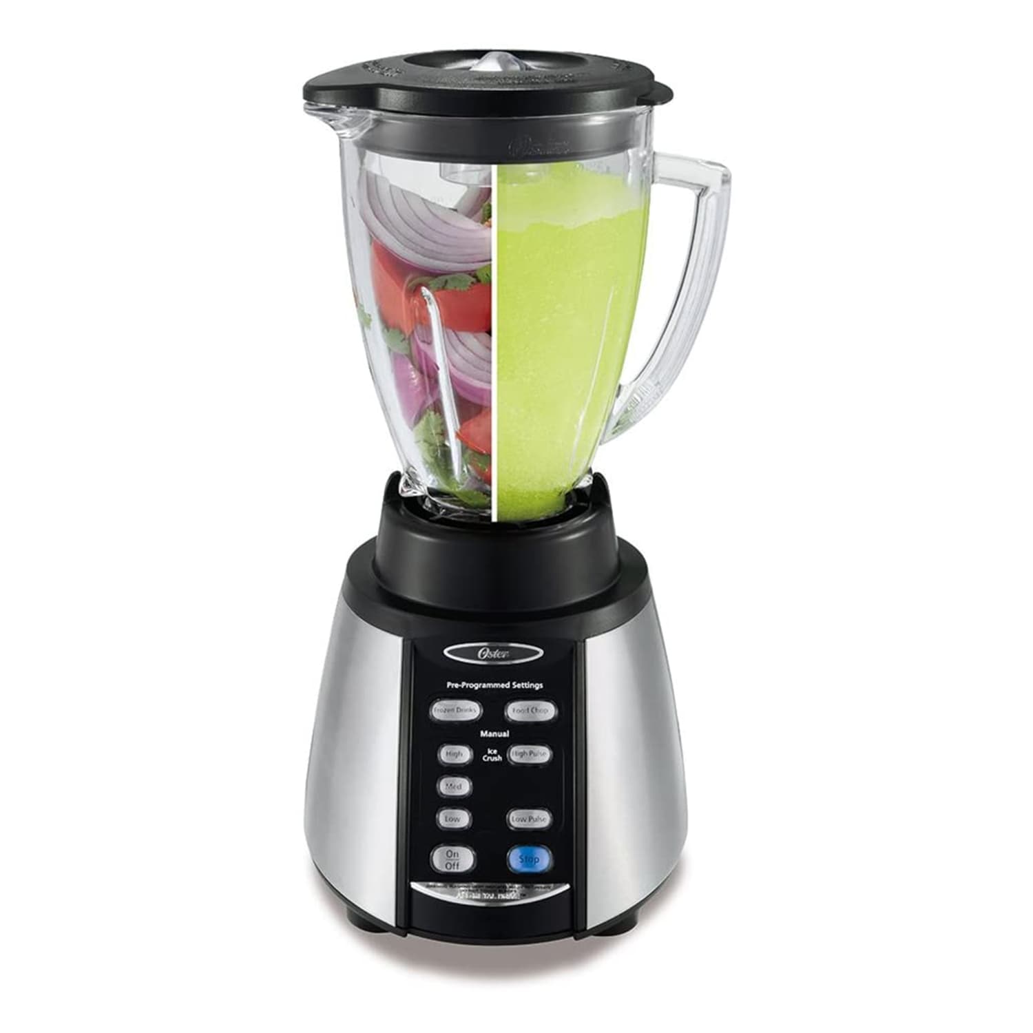 Oster BVCB07-Z 6-Cup 7-Speed Tabletop Blender, Silver - Image 4