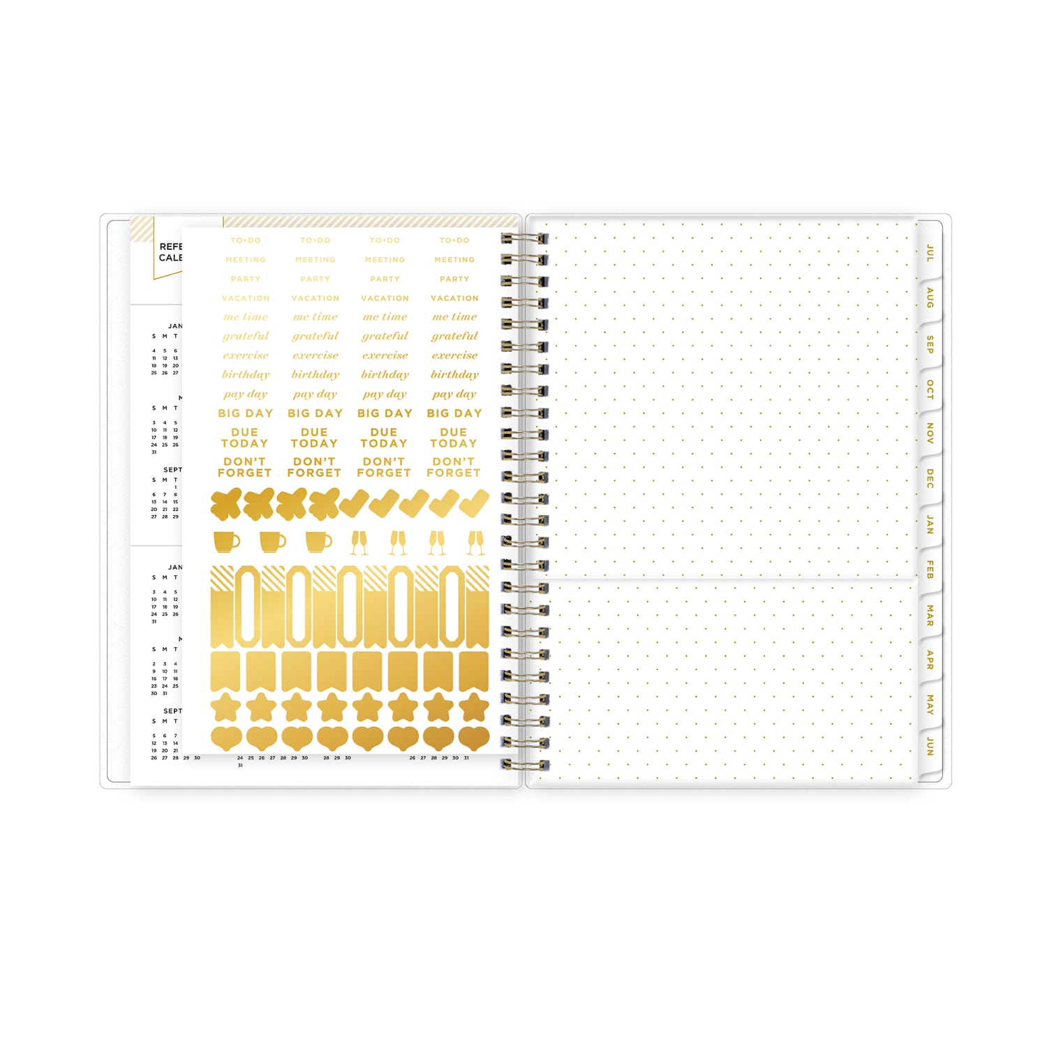 Planner Notes DD Climbing Floral Mint 5.875x8.625 AY26-27 - Image 5