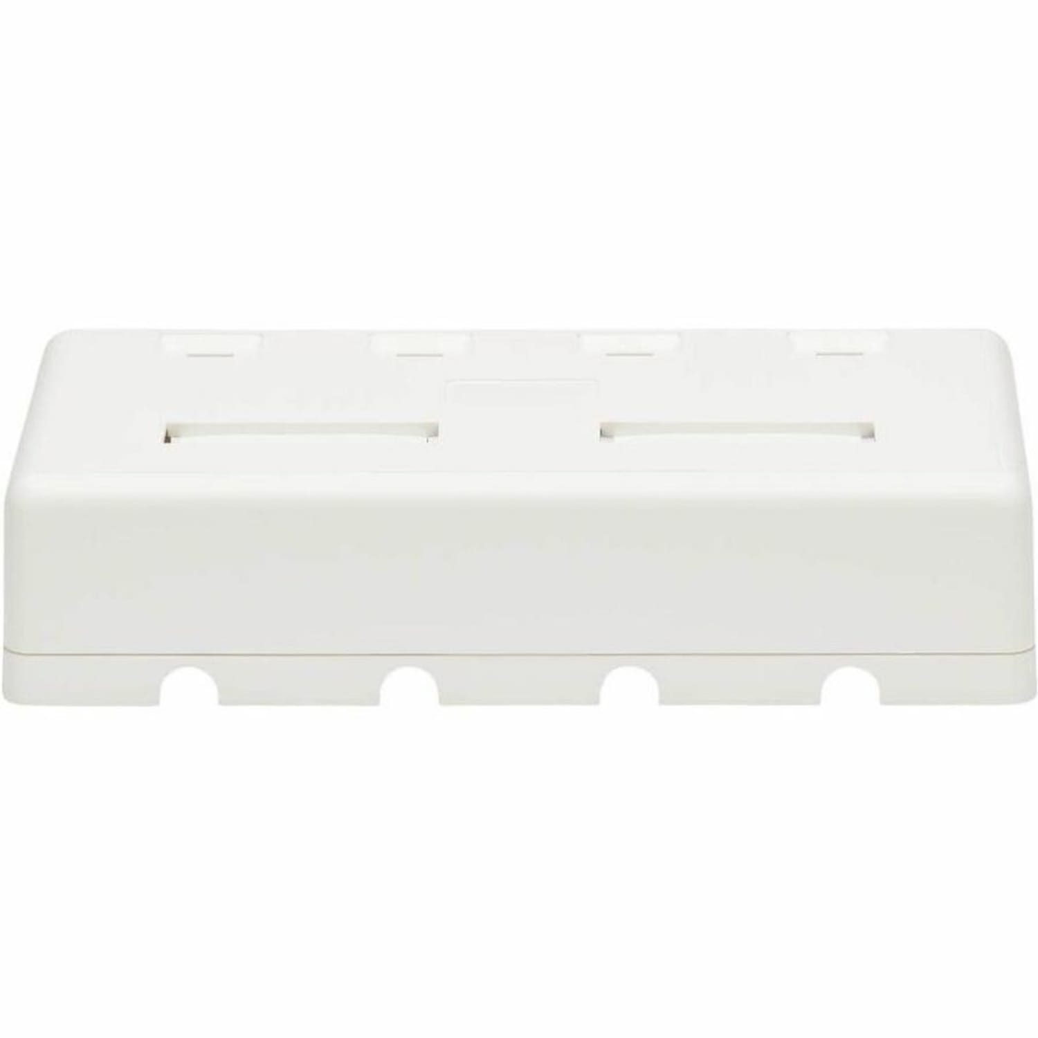 Eaton Tripp Lite Series Surface-Mount Box for Keystone Jacks - 4 Ports, White, TAA - 4 x Total Number of Socket(s) - White - Acrylonitrile Butadiene Styrene (ABS) - TAA Compliant - Image 6