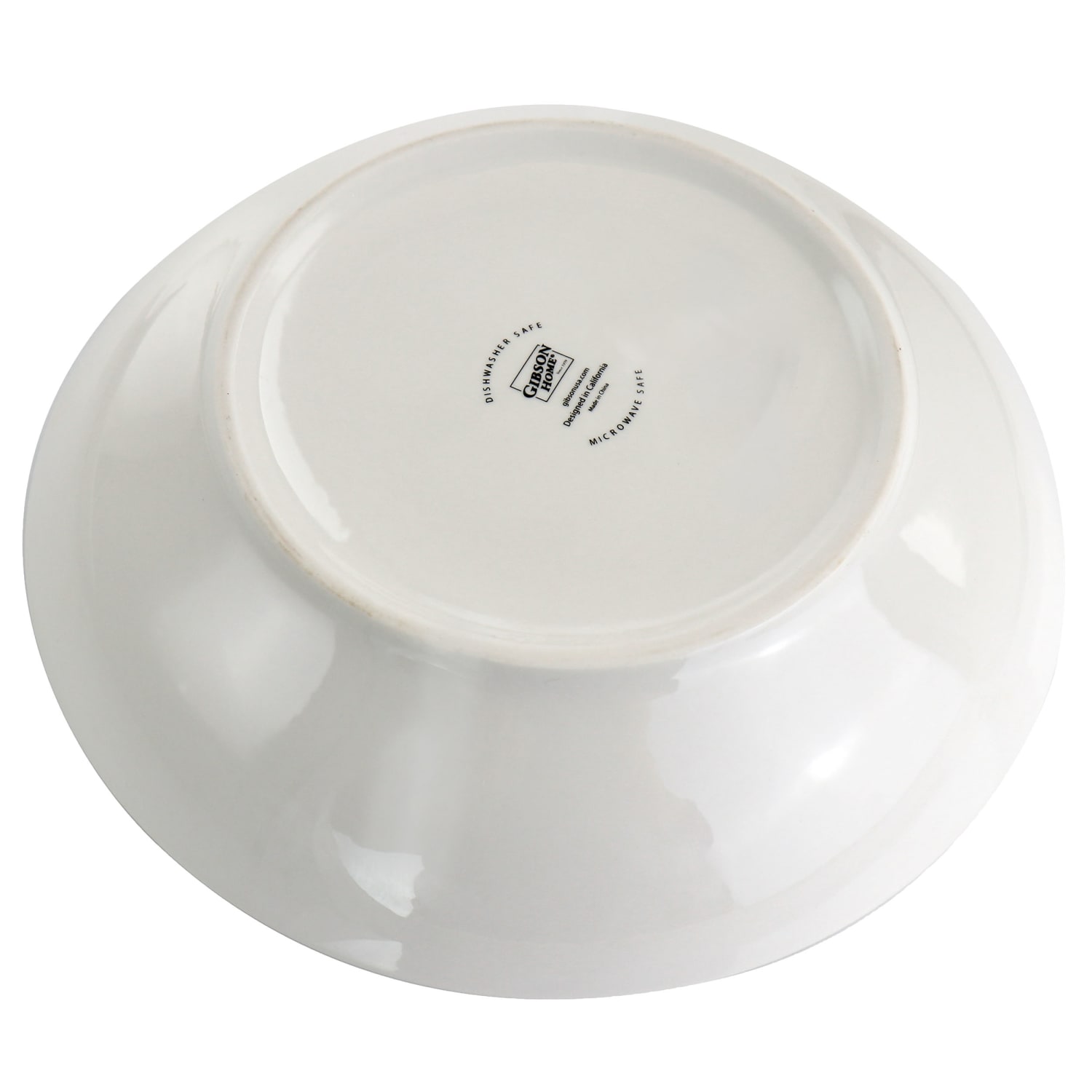 Gibson Home Butterfly Floral 2-Piece Platter And Dinner Bowl Set, White - Image 6