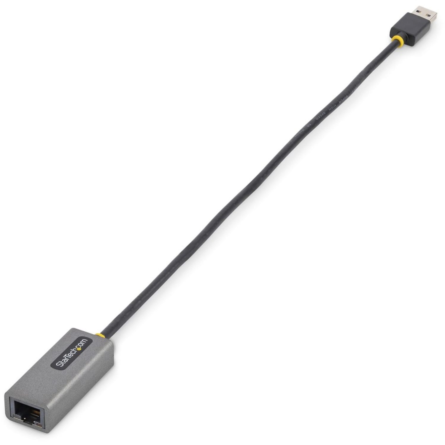 StarTech.com USB to Ethernet Adapter, USB 3.0 to 10/100/1000 Gigabit Ethernet LAN Adapter, 11.8in/30cm Attached Cable, USB to RJ45 Adapter - Image 6