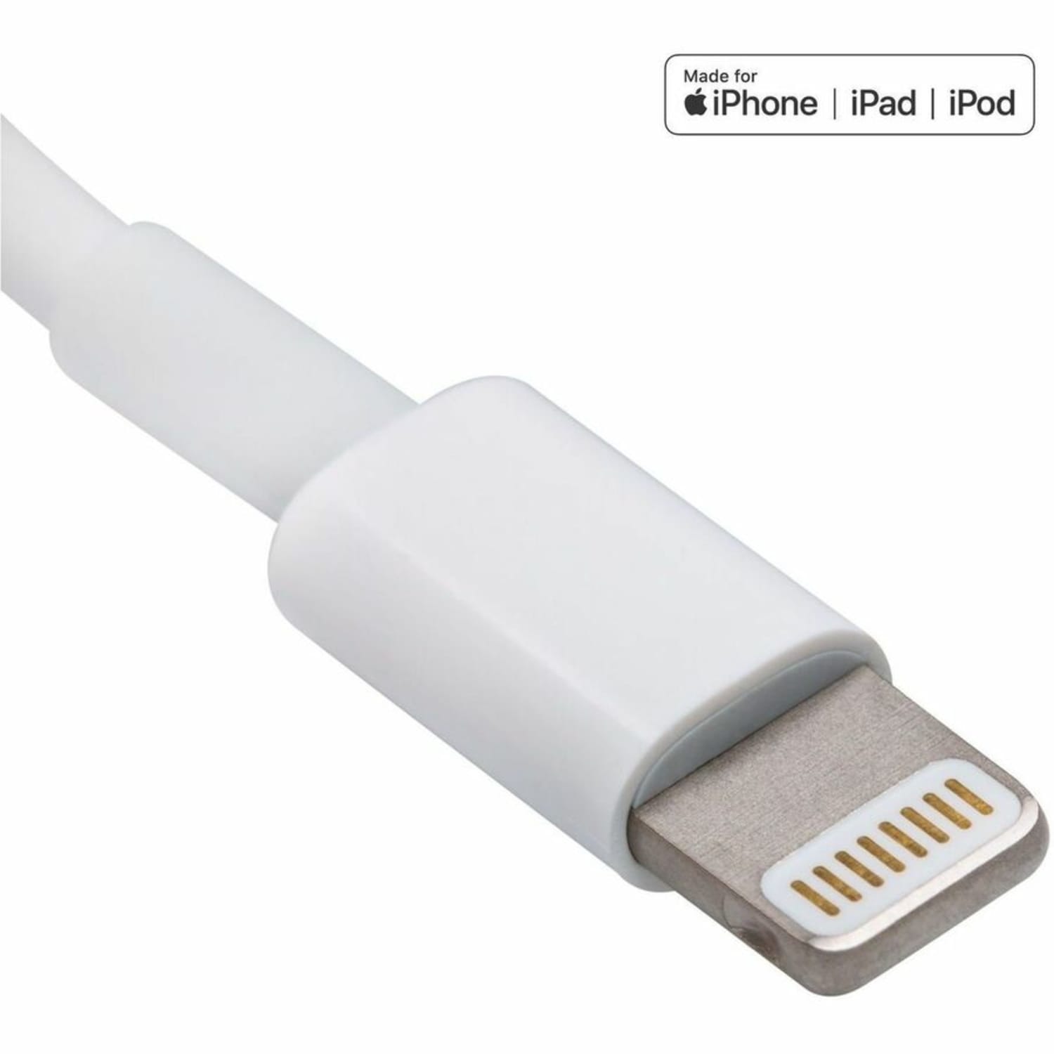 4XEMs 6ft 2m Lightning cable for Apple iPhone, iPad, iPod - MFI Certified - MFi Certified 6FT Lightning to USB data sync cable - Image 3