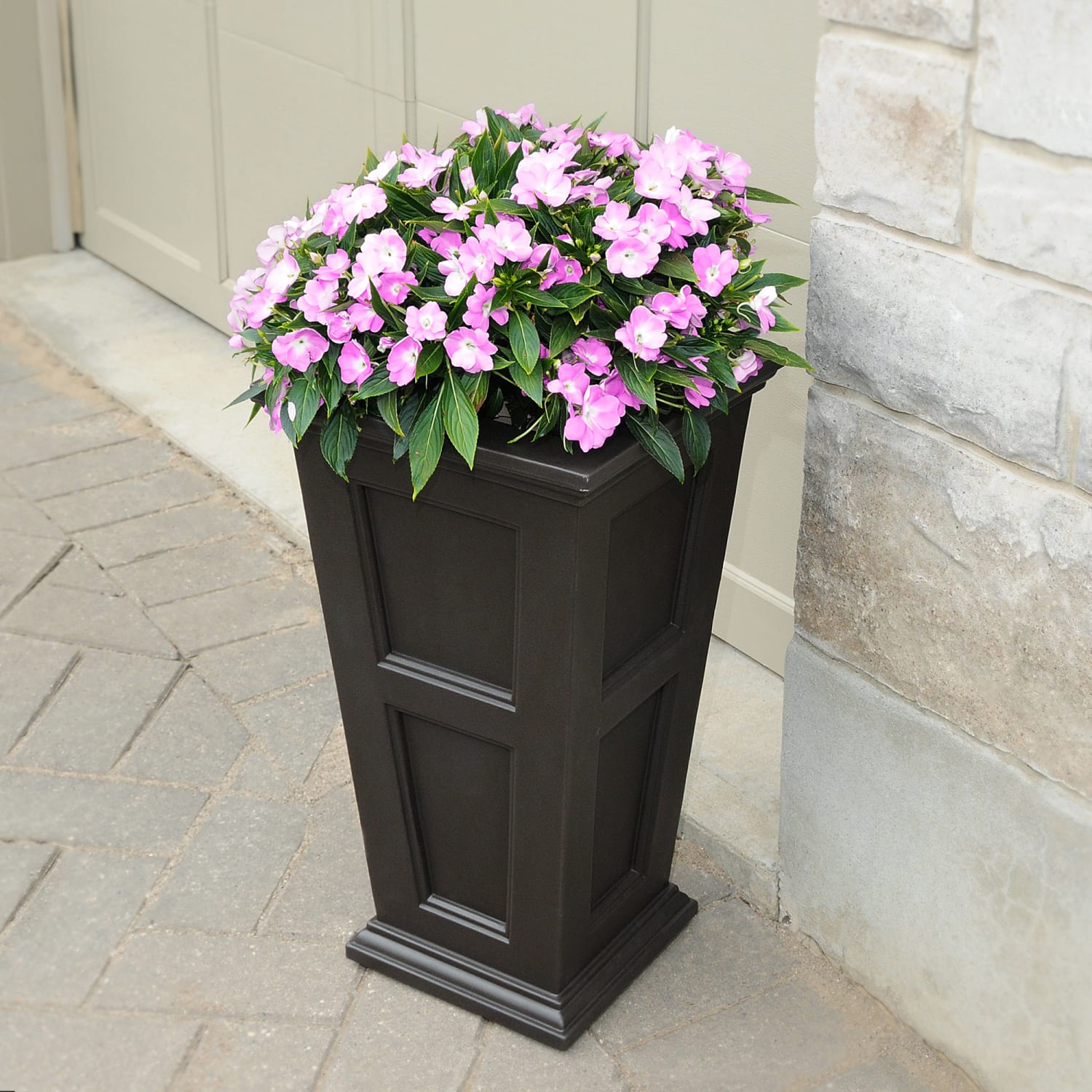 Mayne Fairfield Planter, 28-5/16inH, Espresso - Image 4
