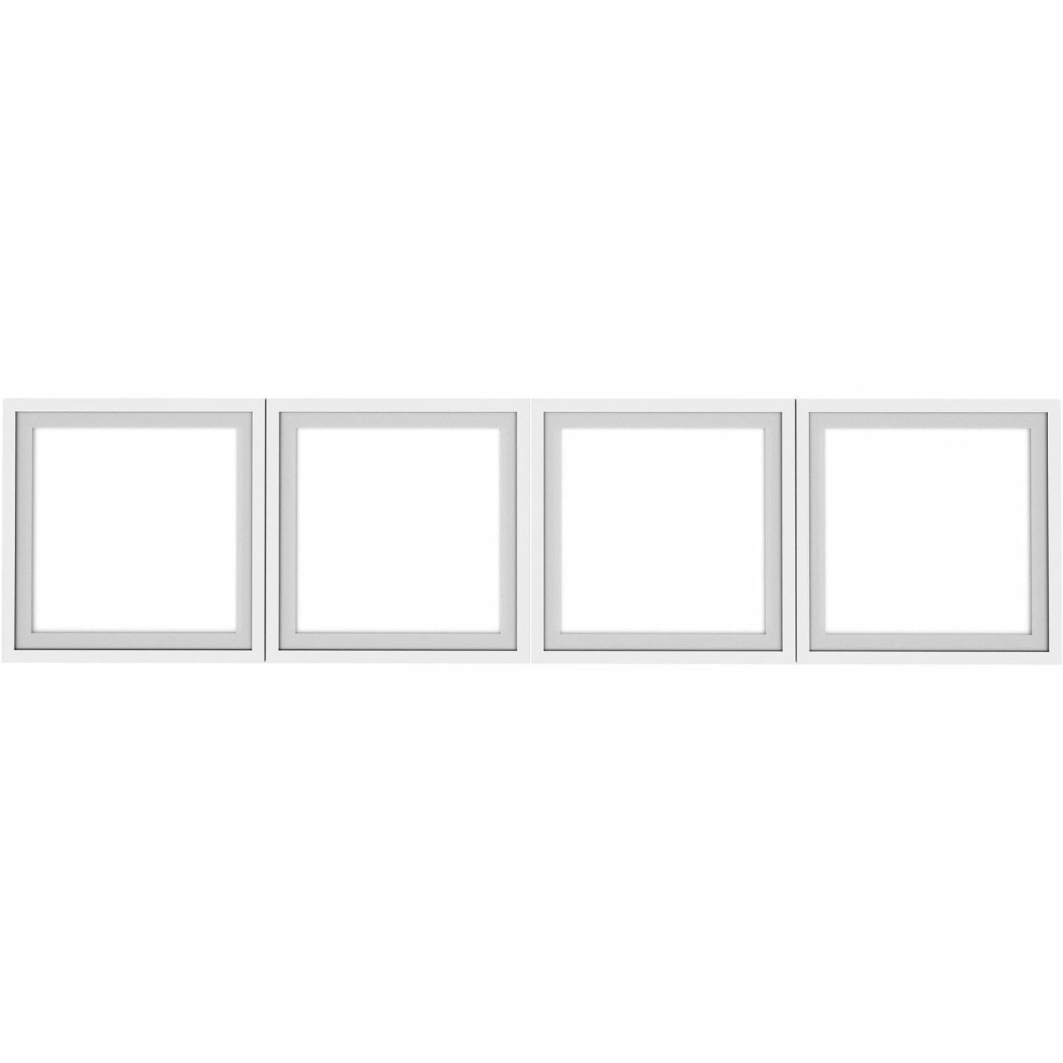 Lorell Desk-Mount Hutch Frosted Glass Door - Finish: Frost - For Hutch - Image 3