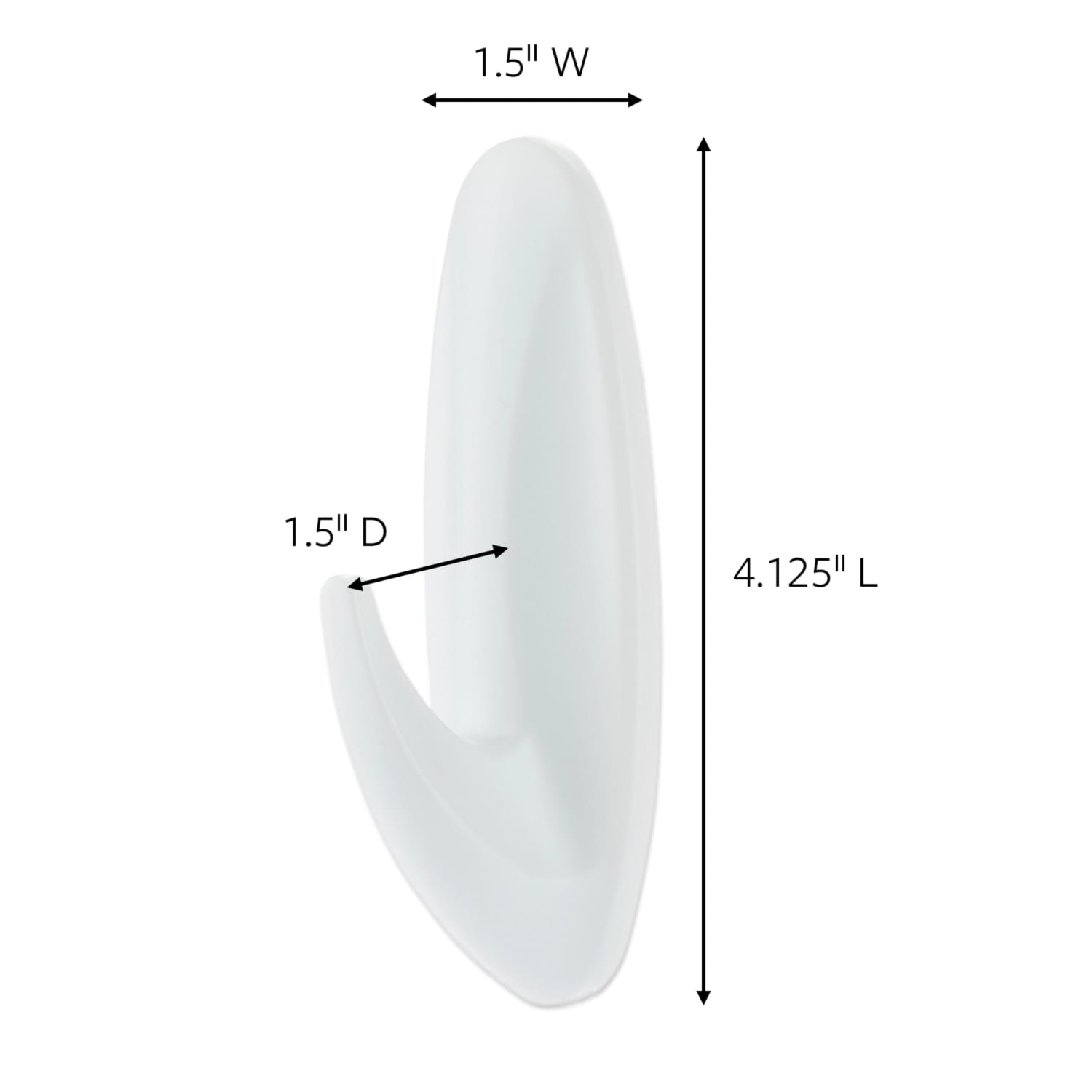 Command Large Wall Hooks, 16 Hooks, 24 White Adhesive Strips, Damage Free Hanging Picture Hangers, No Tools Wall Hanging Strips For Living Spaces - Image 3