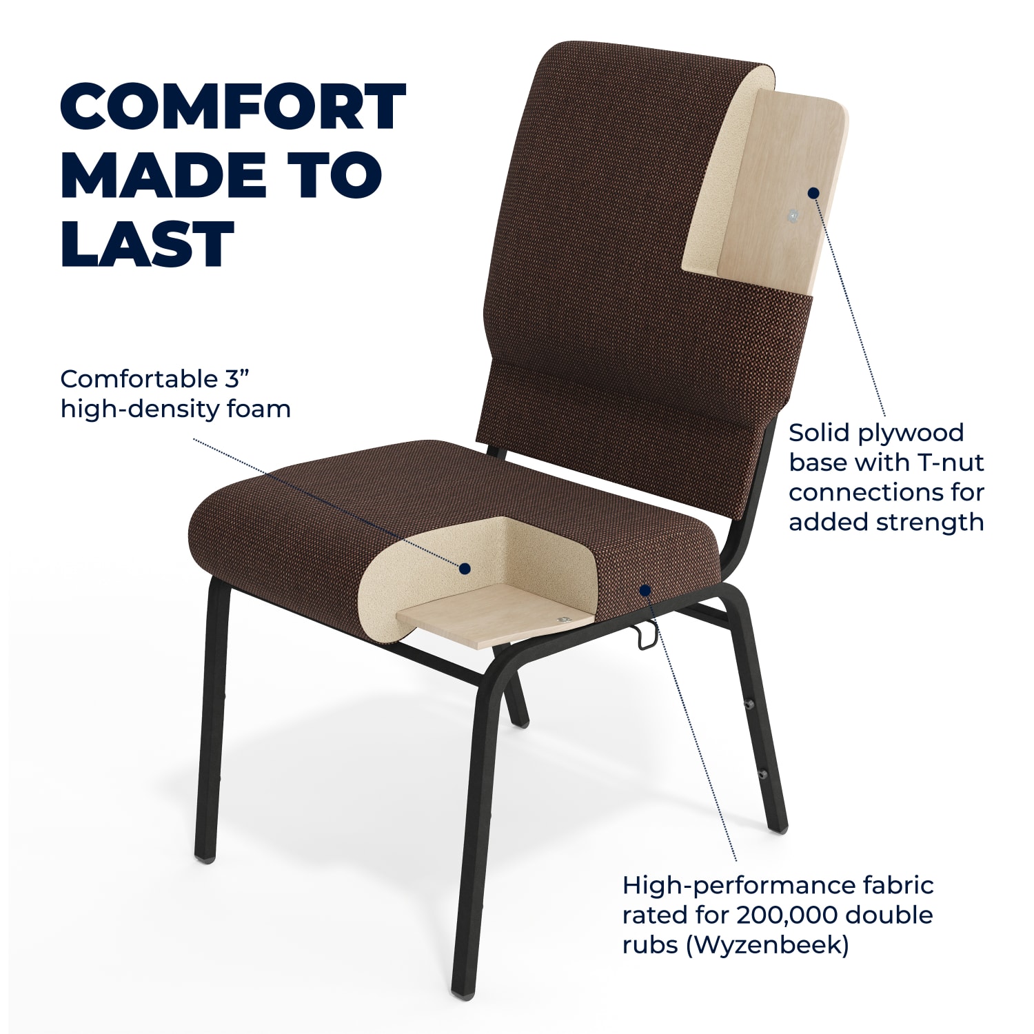 Flash Furniture Advantage Church Chair JavaBlack Vein PopularChairscom Flash Furniture Advantage Church Chair JavaBlack Vein PopularChairscom