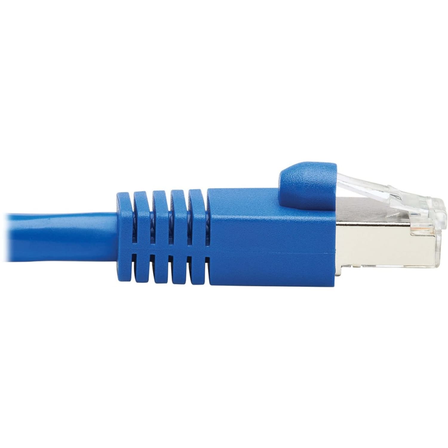 Tripp Lite Cat6a Patch Cable F/UTP Snagless w/ PoE 10G CMR-LP Blue M/M 20ft - 20 ft Category 6a Network Cable - 1.25 GB/s - Shielding - Blue - Image 4