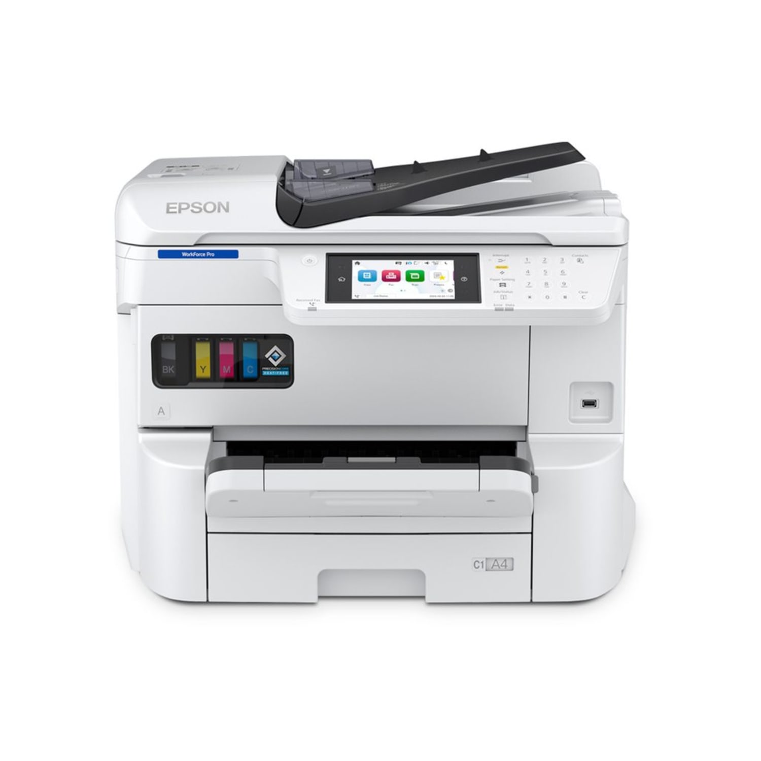 Epson WorkForce Pro EM-C7100 Wired & Wireless Inkjet Multifunction Printer, Color, C11CL35201