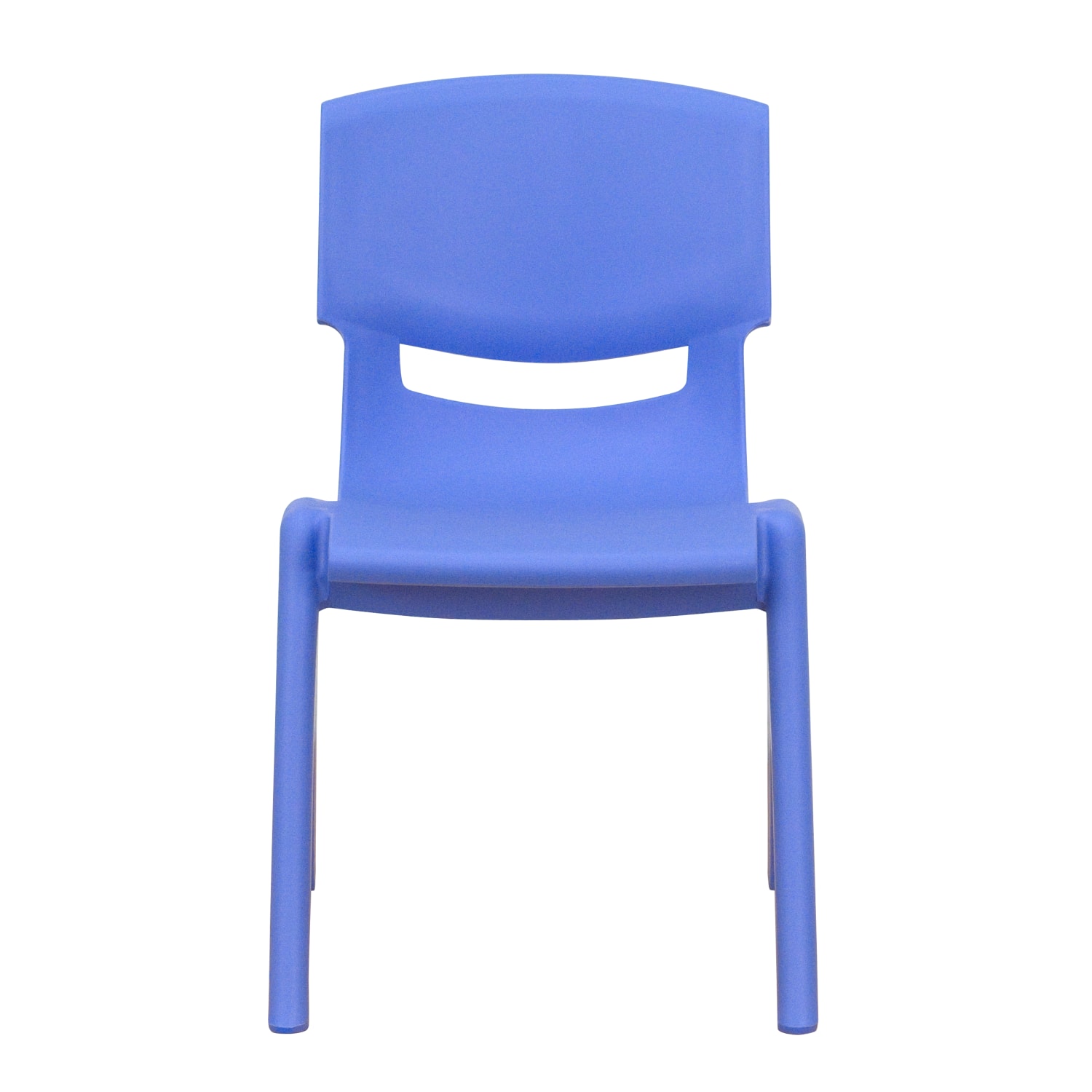 Flash Furniture Plastic Stackable School Chairs With 12ft Seat Height Blue Set Of 4 Chairs PopularChairscom