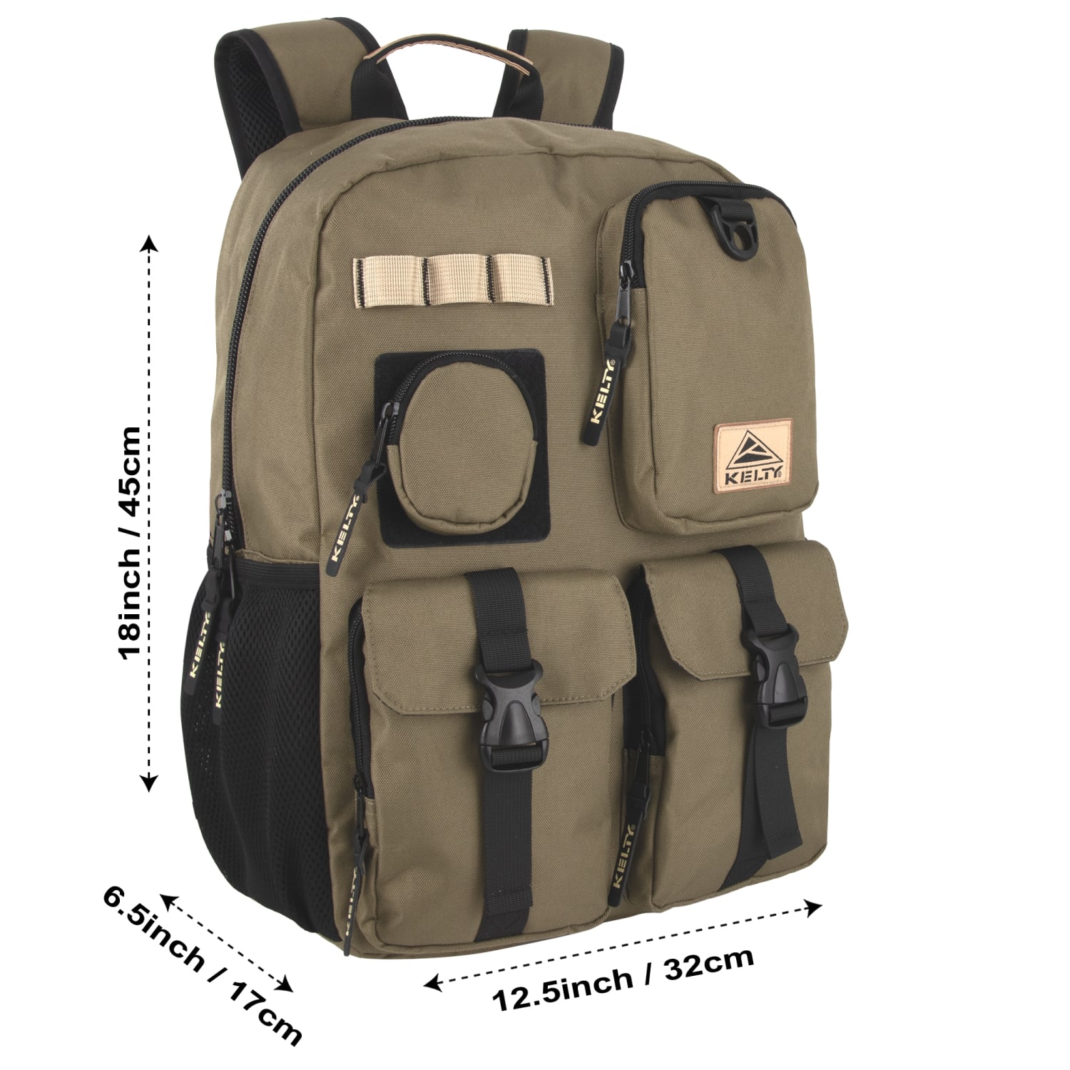 Kelty 4371 Multi-Pocket Backpack With 17in Laptop Sleeve, Green, Total Qty 1 - Image 5