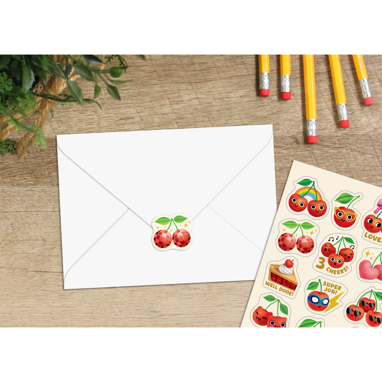 Teacher Created Resources Smelly Stickers, Cherry, 120 Per Pack, Set Of 6 Packs - Image 5