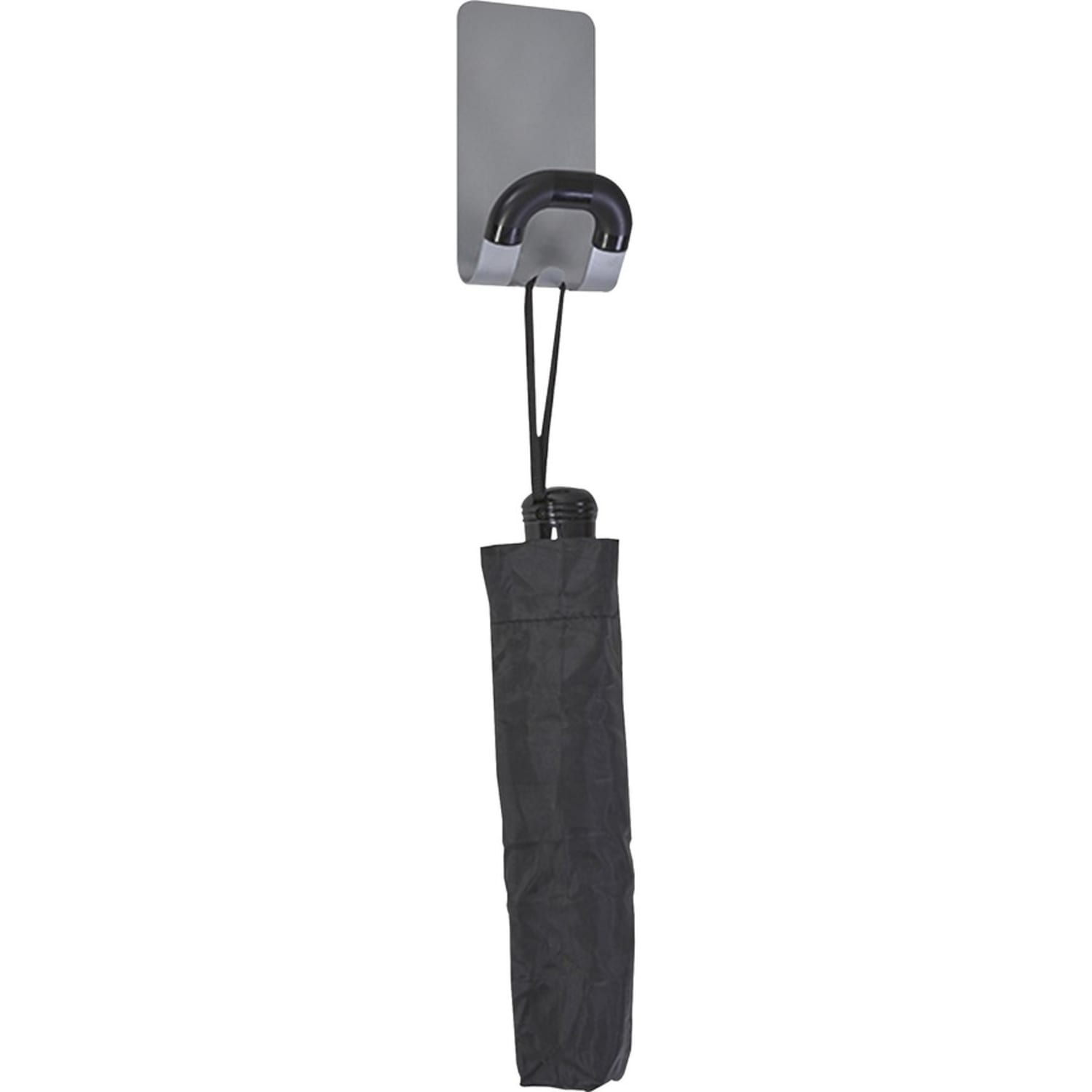 Alba Magnetic Coat Hook - 11.02 lb (5 kg) Capacity - for Coat, Metal, Cabinet, Door, Clothes, Umbrella, Key, Accessories - Acrylonitrile Butadiene Styrene (ABS) - Gray - 1 Each - Image 5