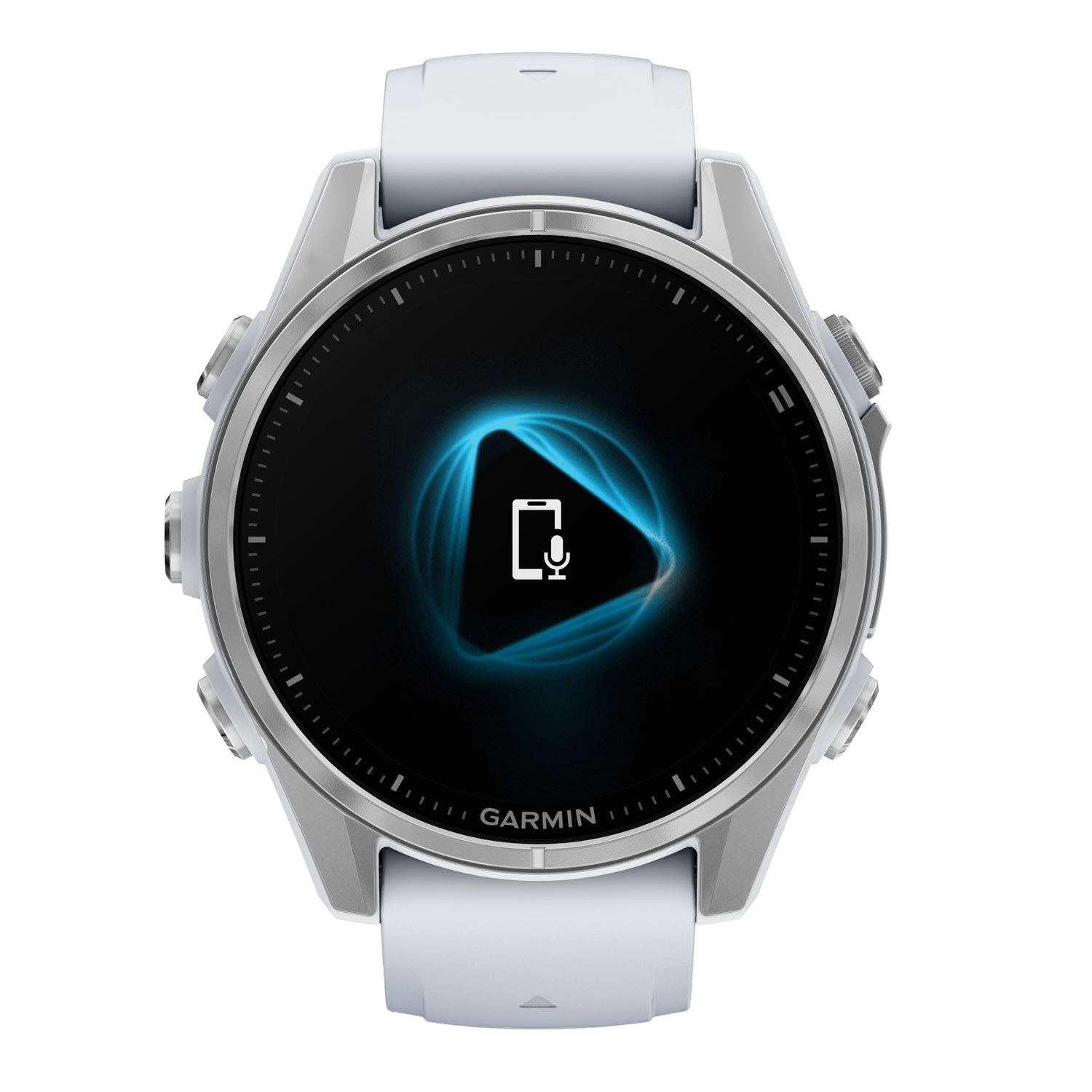 Garmin fenix 8 AMOLED Multisport GPS Watch With Silicone Band And 43mm Lens, Silver/Whitestone - Image 5