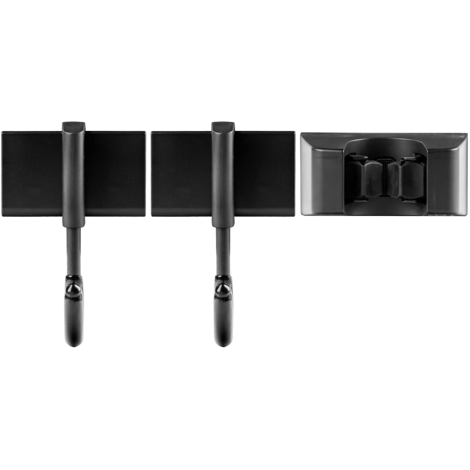 Duck Brand EasyMounts Heavy-Duty Garage Kit - 15 lb (6.80 kg), 50 lb (22.68 kg) Capacity - for Home, Garage, Broom, Shovel - Black - 1 Box - Image 3