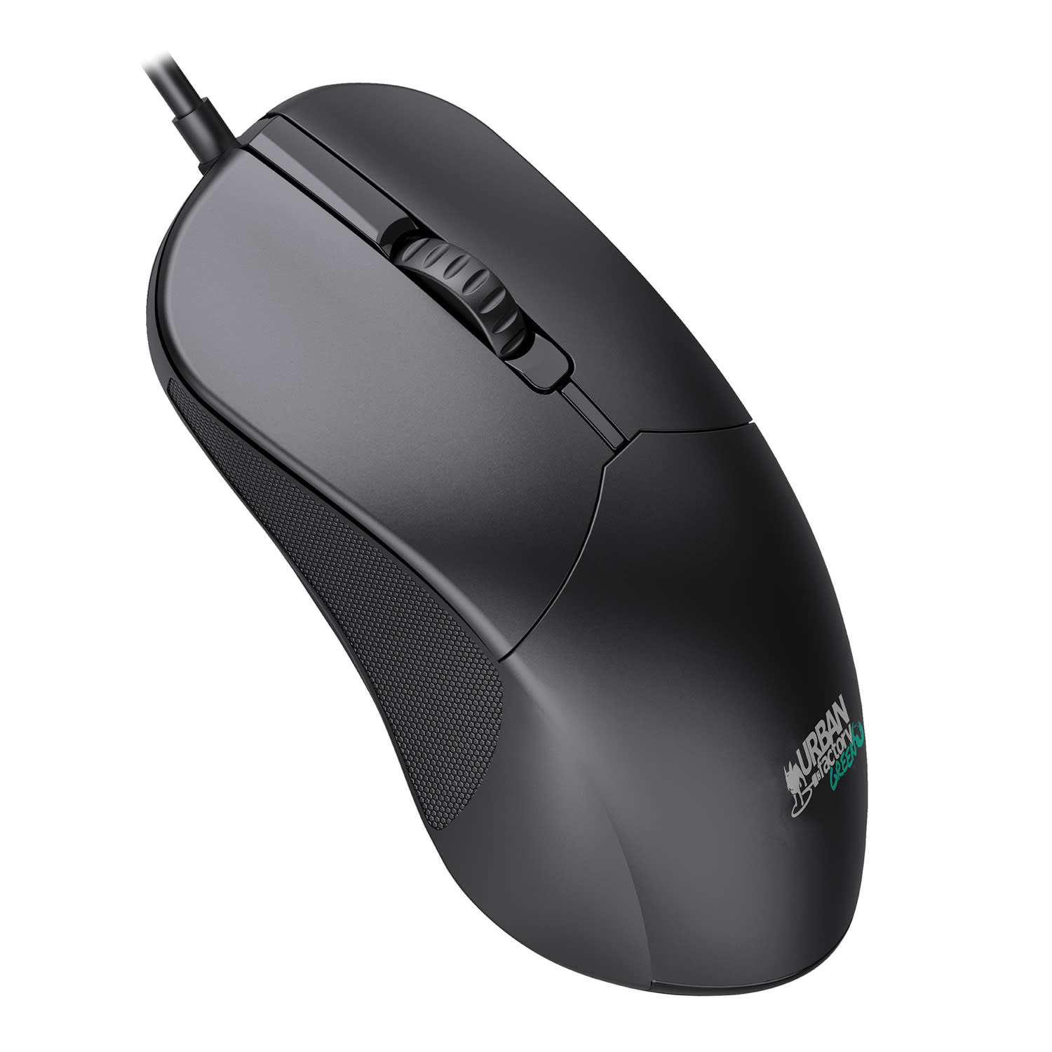 Urban Factory CYCLEE Wired Computer Mouse, Black, UBFGWM01UF - Image 3