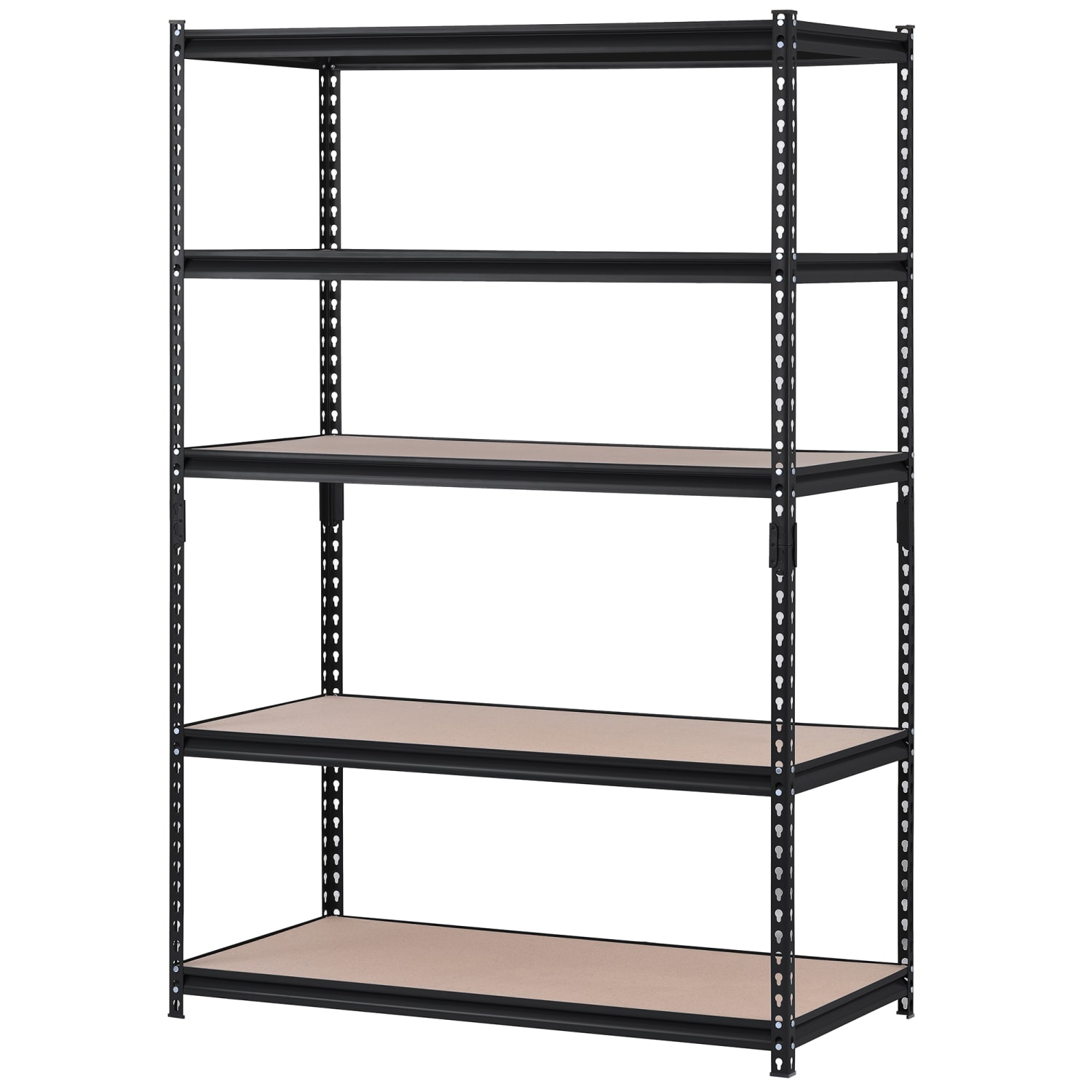 Edsal Muscle Rack Heavy Duty Boltless Steel Shelving Unit, 5-Shelf, 72inH x 48inW x 18inD, Silver - Image 3