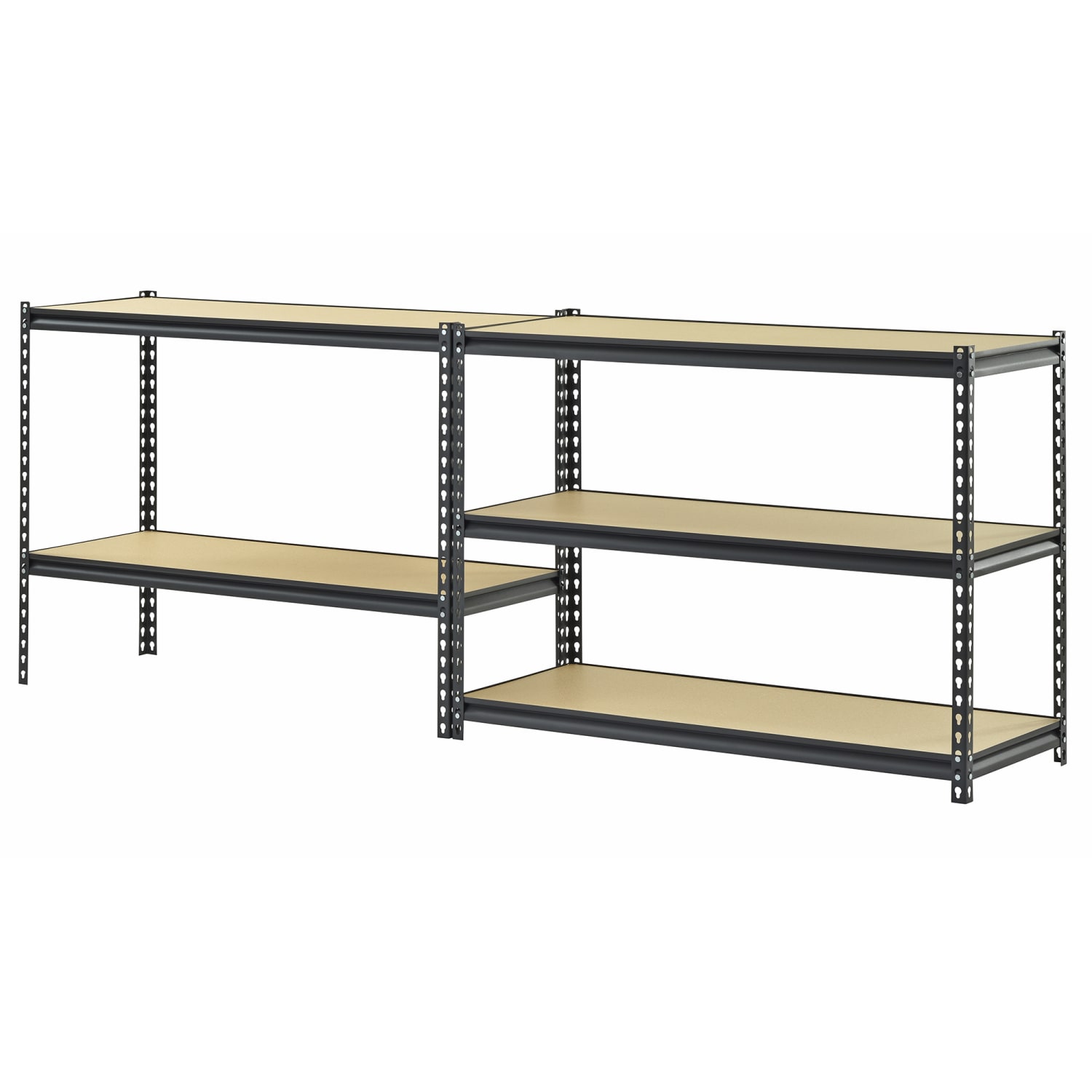 Edsal Muscle Rack Heavy Duty Boltless Steel Shelving Unit, 5-Shelf, 72inH x 48inW x 18inD, Silver - Image 6