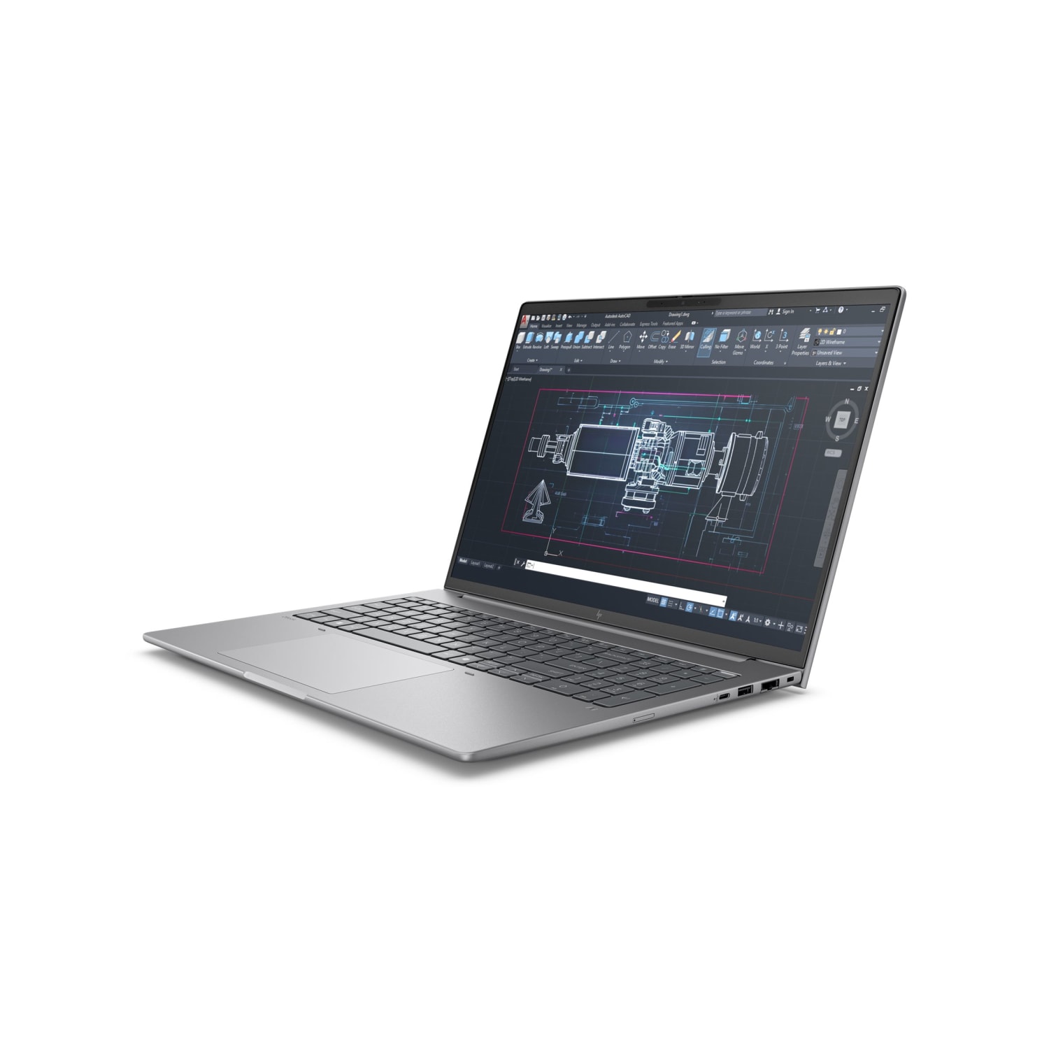 HP ZBook 8 G1i 16in Touchscreen Mobile Workstation, WUXGA, Intel Core Ultra 7 255H, 32 GB, 1 TB SSD, English Keyboard, Meteor Silver, BX7V5UTABA - Image 3