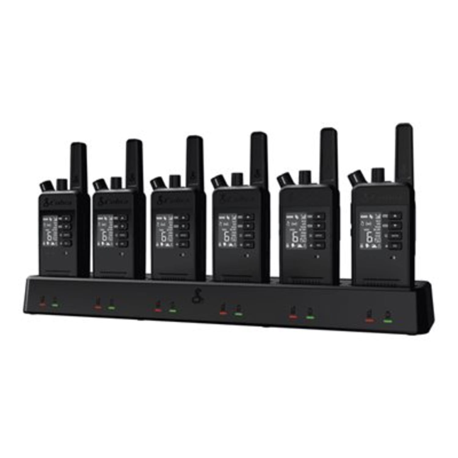 Cobra Performa 450 2-Way Handheld Business Radio with LCD Screen, Black, 6-Pack - Image 3
