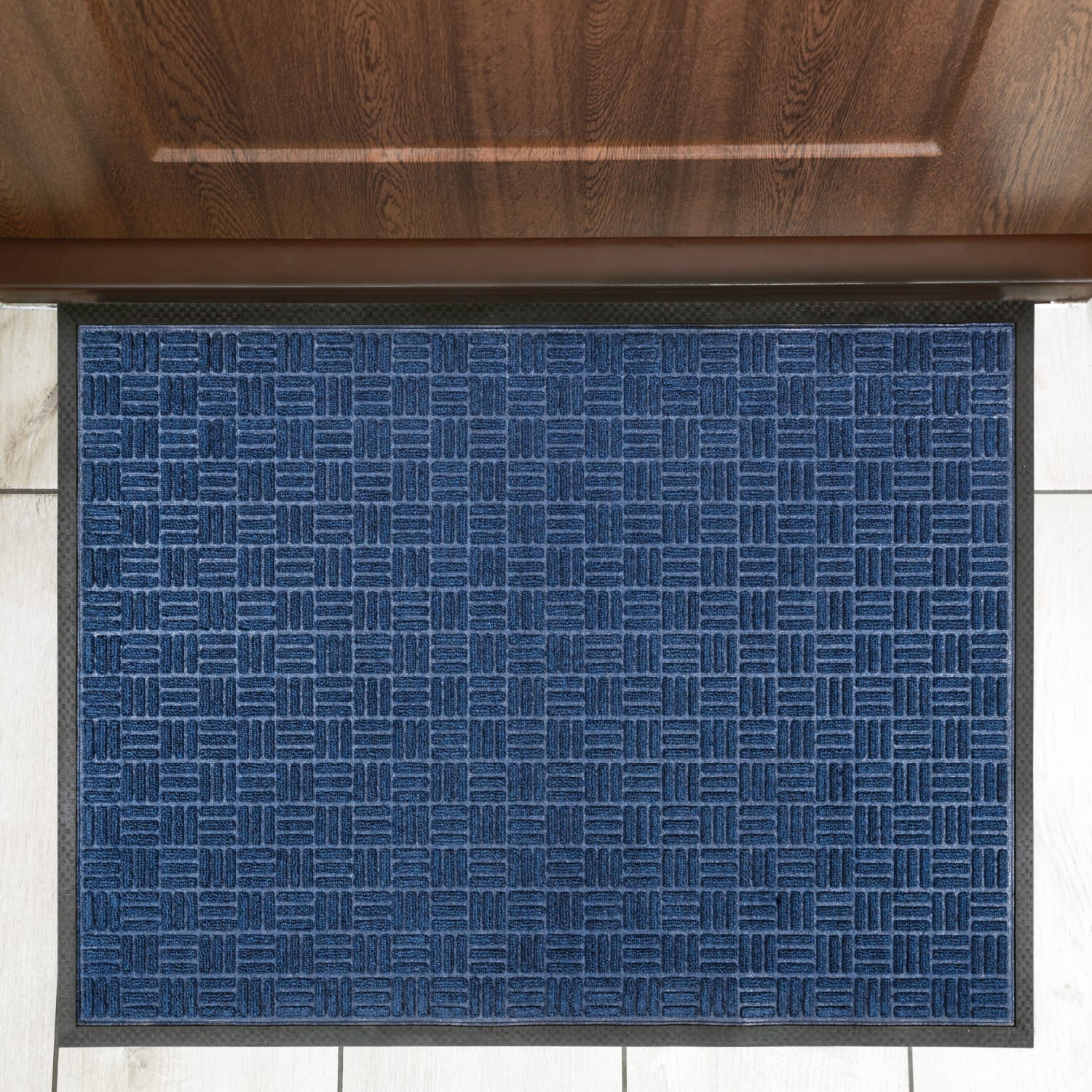 Floortex Doortex Ribmat Entrance Mat, 48in x 72in, Blue - Image 4