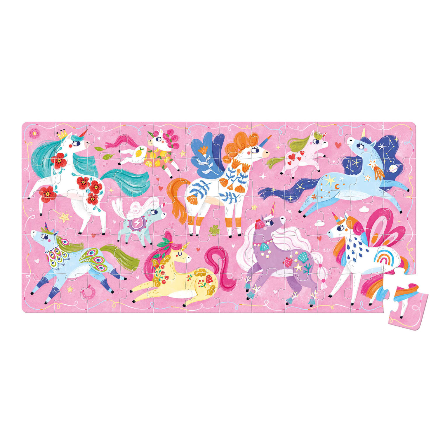 Banana Panda I Love Puzzle, Unicorns, Ages 4+ - Image 3