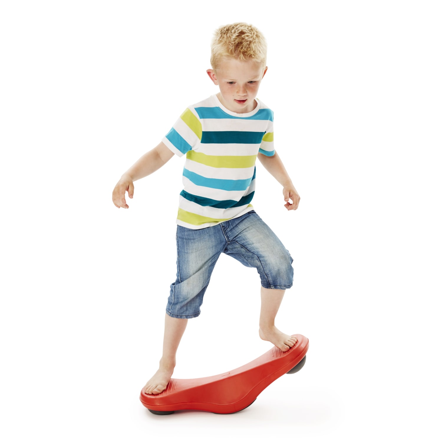 GONGE Seesaw, 5-1/2inH x 8-11/16inW x 21-1/4inD, Red - Image 5