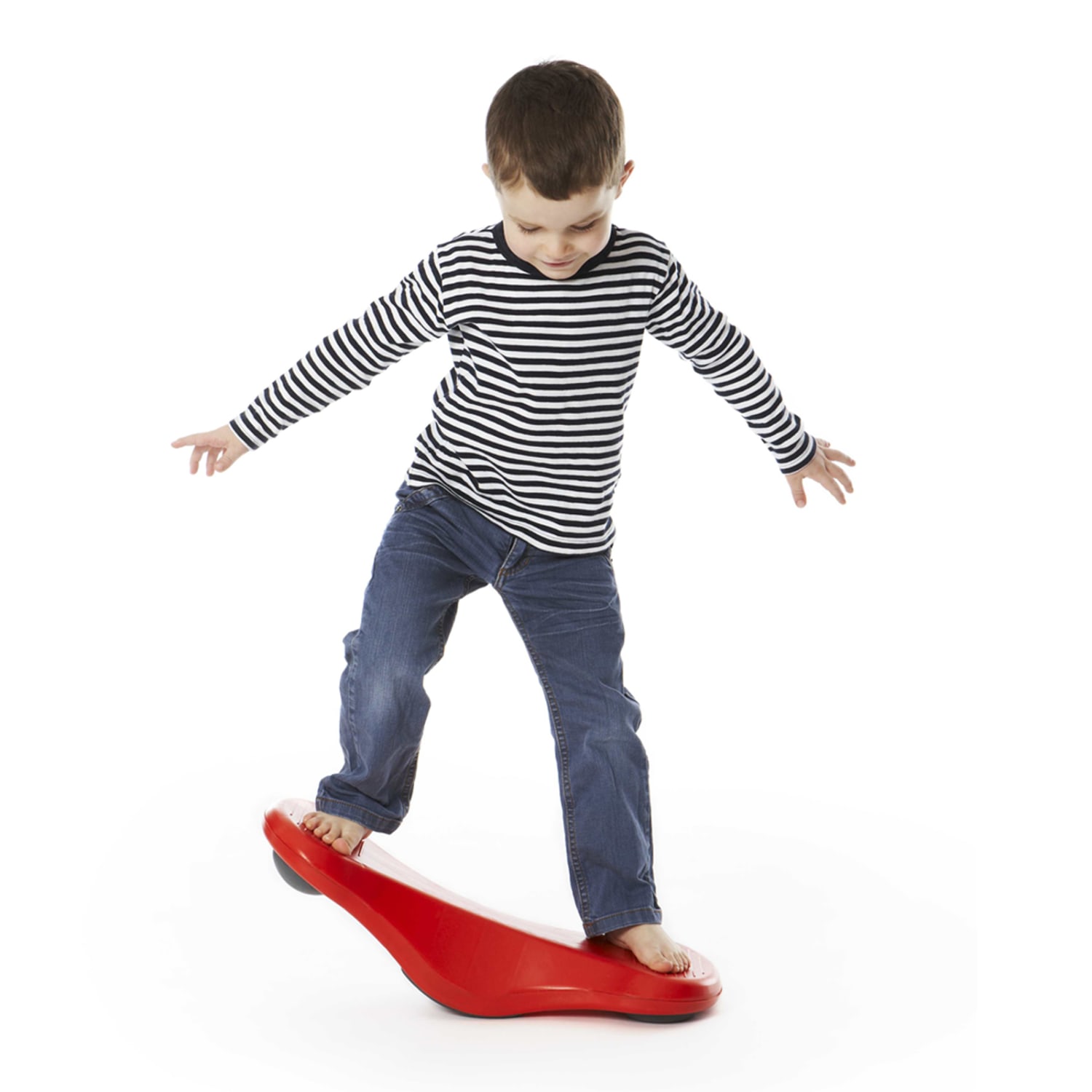 GONGE Seesaw, 5-1/2inH x 8-11/16inW x 21-1/4inD, Red - Image 6