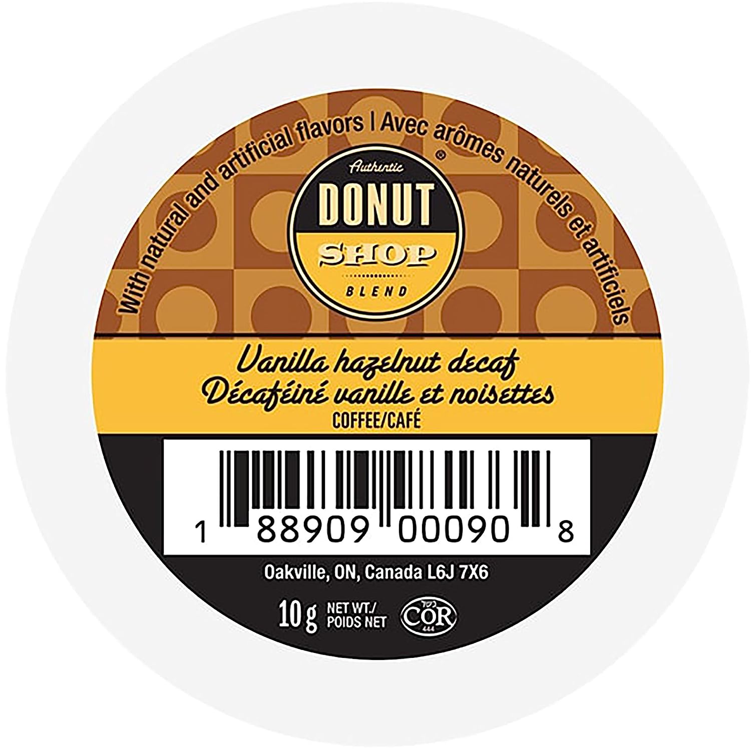 Authentic Donut Shop Blend Single-Serve K-Cup Decaf Coffee, Vanilla Hazelnut, Box Of 24 Pods - Image 3