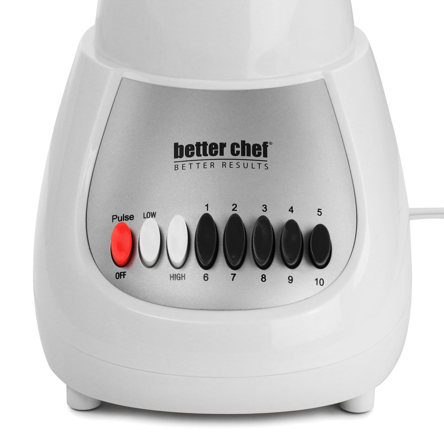 Better Chef 10-Speed Blender, White/Silver - Image 3